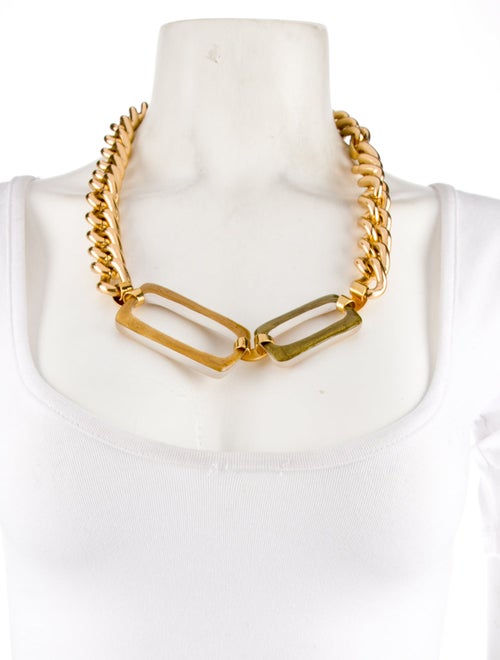 Alexis Bittar Lucite Link Chain Necklace