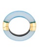 Alexis Bittar Lucite Wide Hinged Bangle Bracelet
