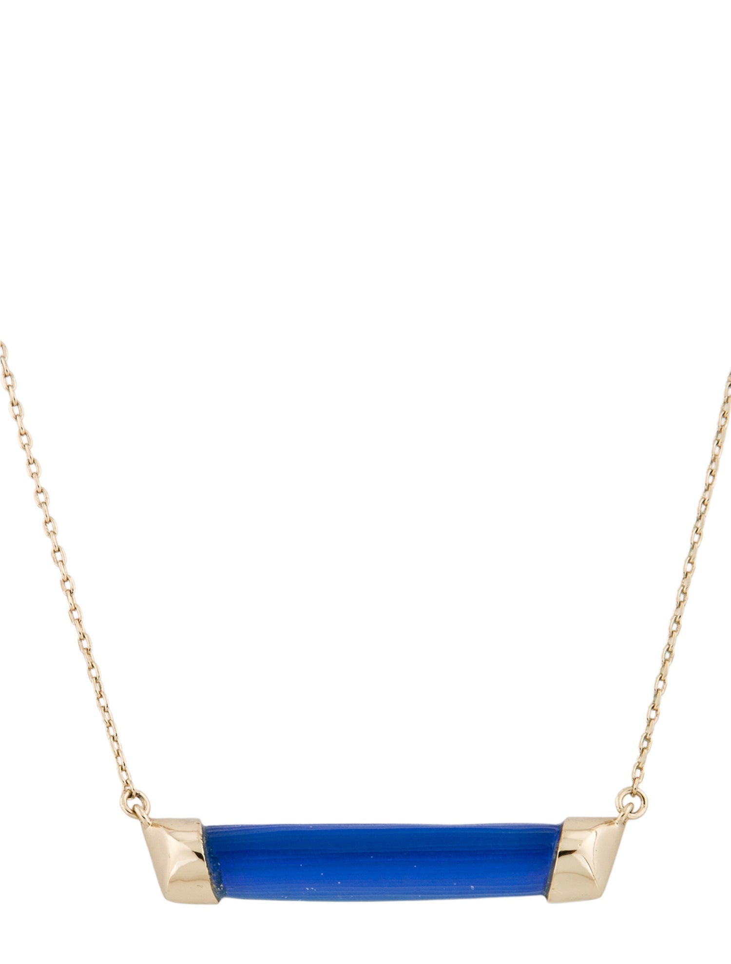Alexis Bittar Lucite Bar Pendant Necklace