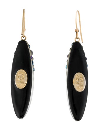 Alexis Bittar Crystal & Lucite Drop Earrings