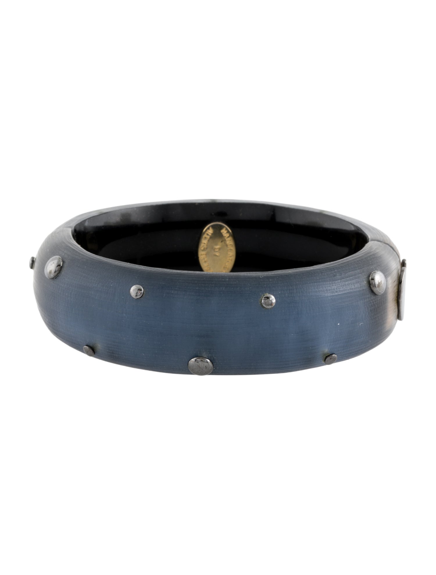 Alexis Bittar Lucite Studded Hinge Bangle