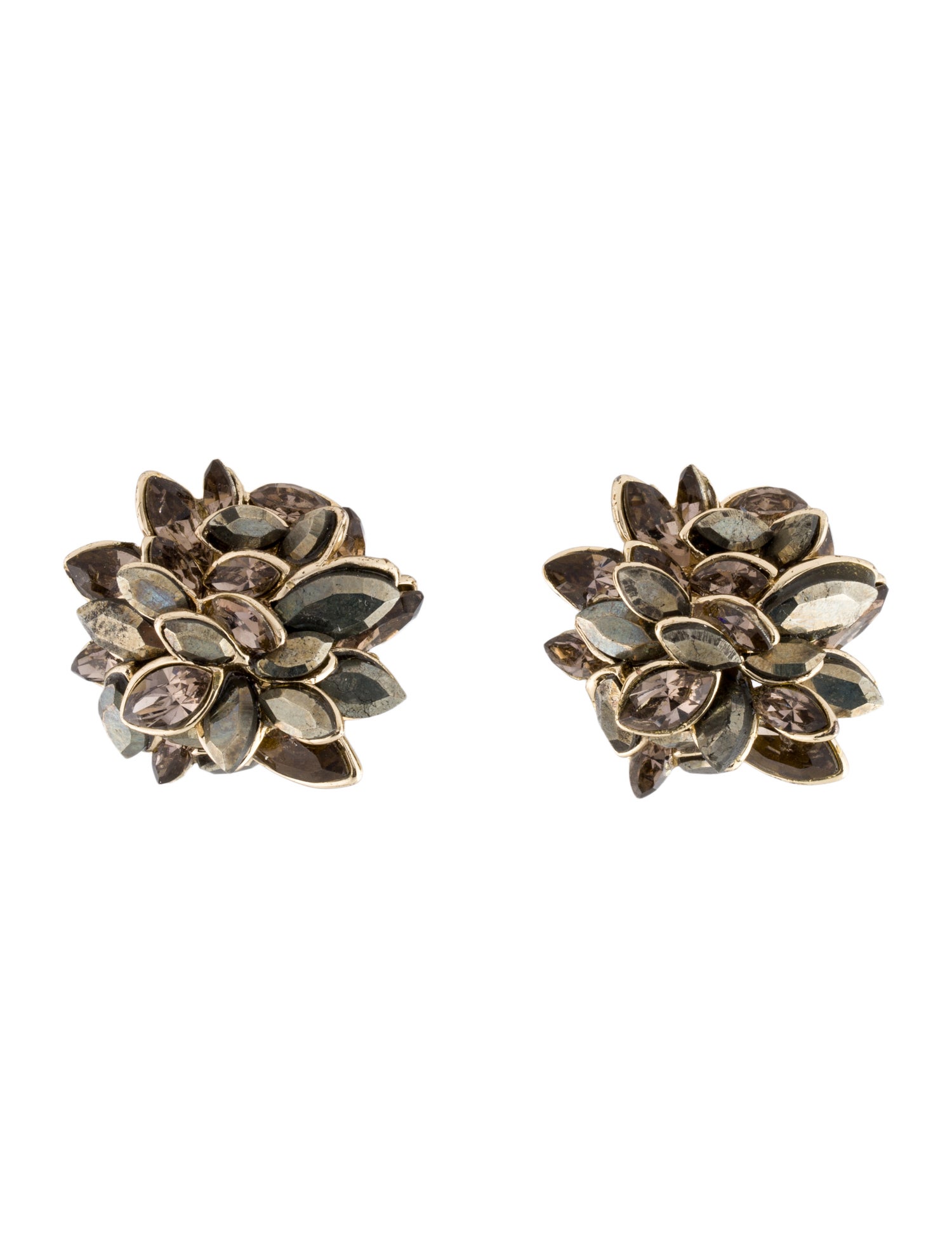 Alexis Bittar Neo Bohemian Marquis Clip-On Earrings