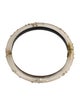 Alexis Bittar Lucite & Crystal Dusted Hinged Bangle