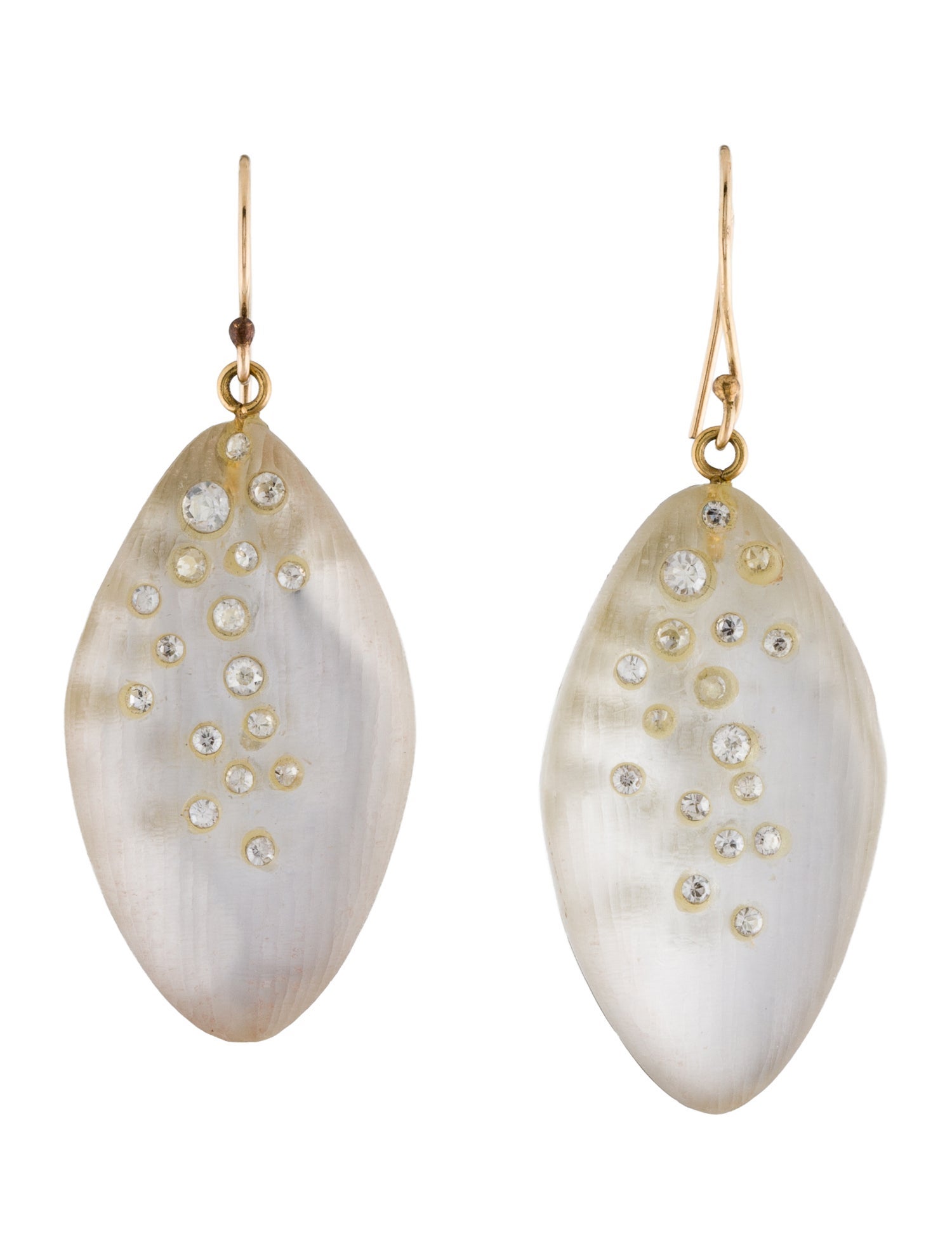 Alexis Bittar Crystal & Lucite Drop Earrings