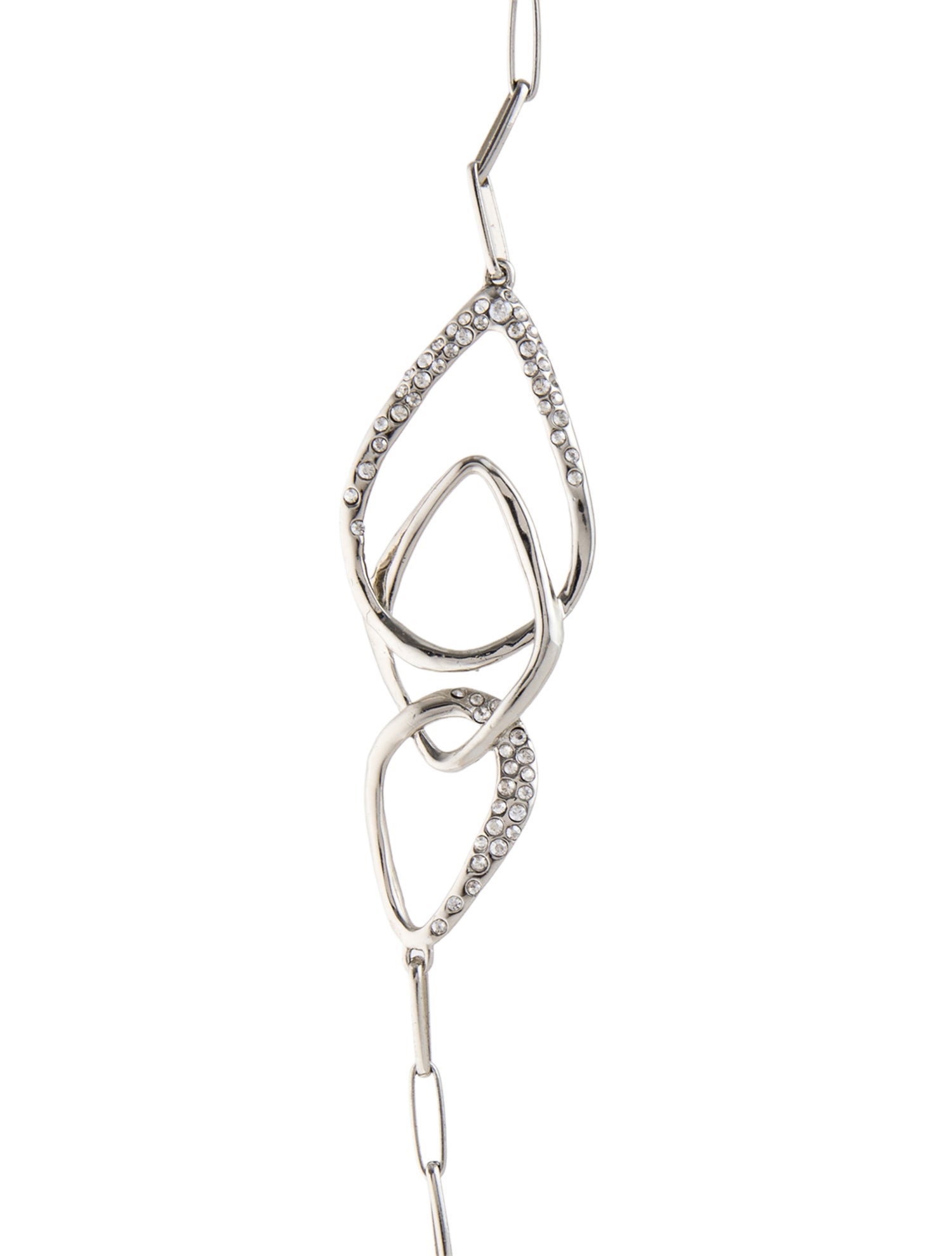 Alexis Bittar Crystal Encrusted Station Necklace