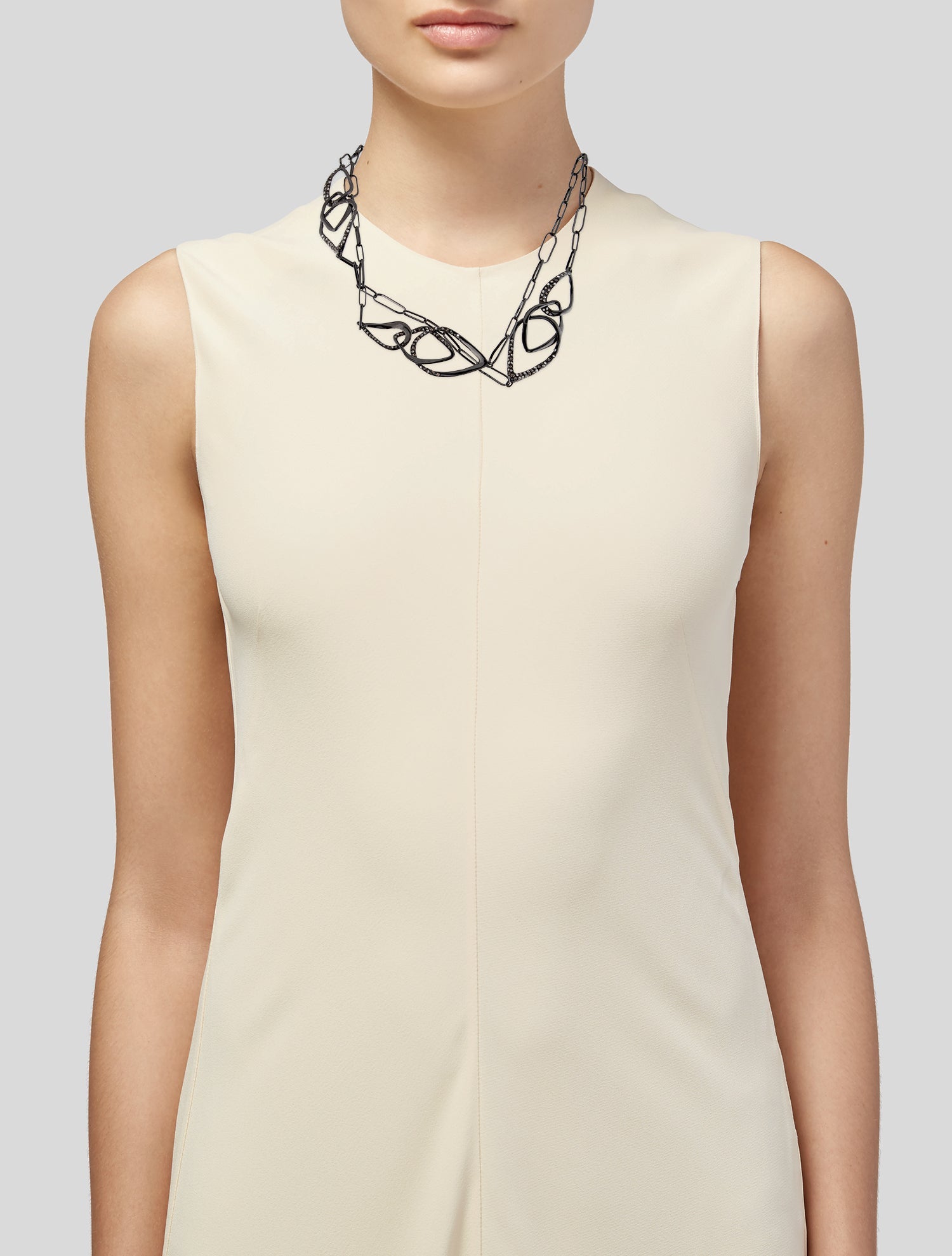 Alexis Bittar Miss Havisham Crystal Station Necklace