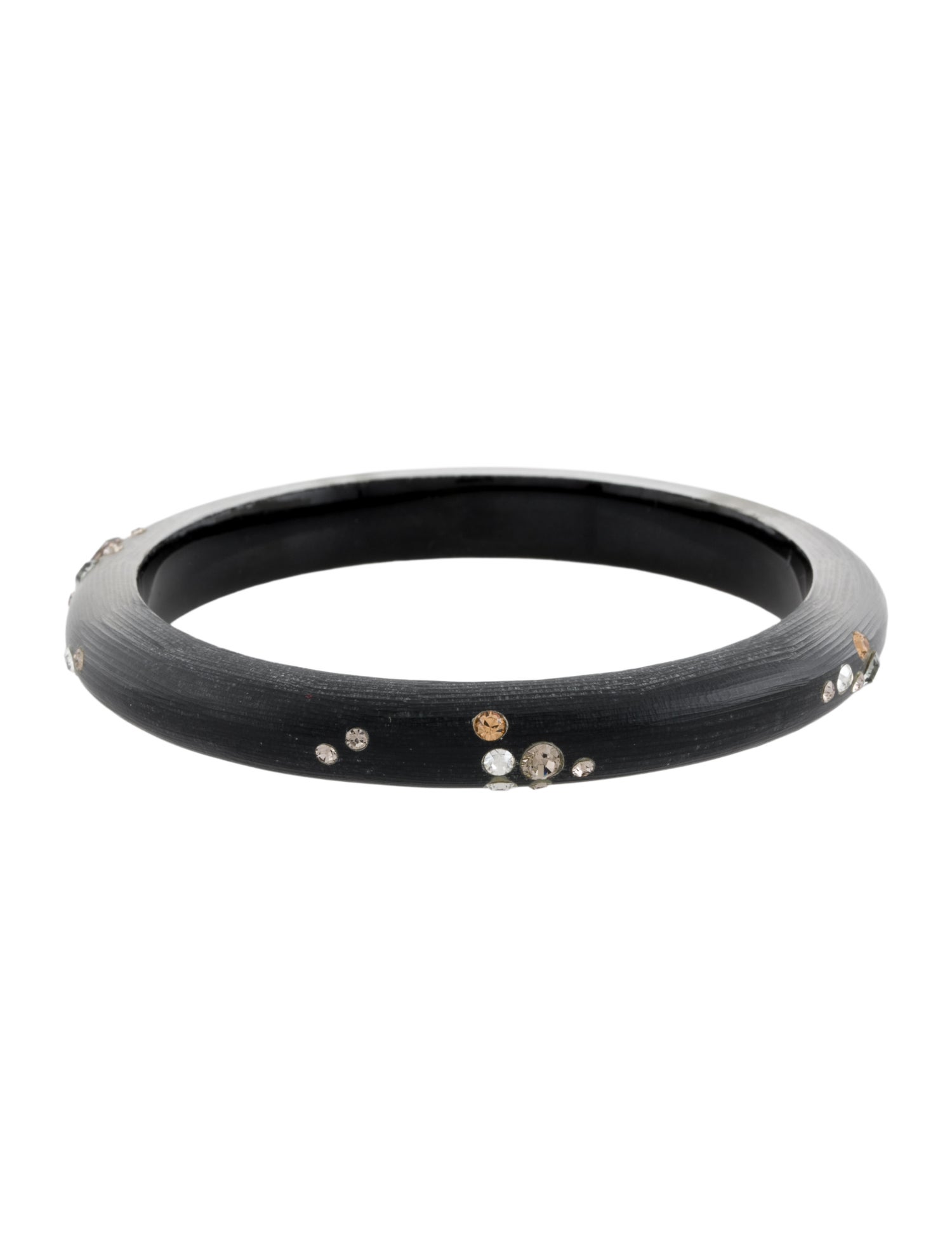 Alexis Bittar Lucite & Crystal Bangle Bracelet