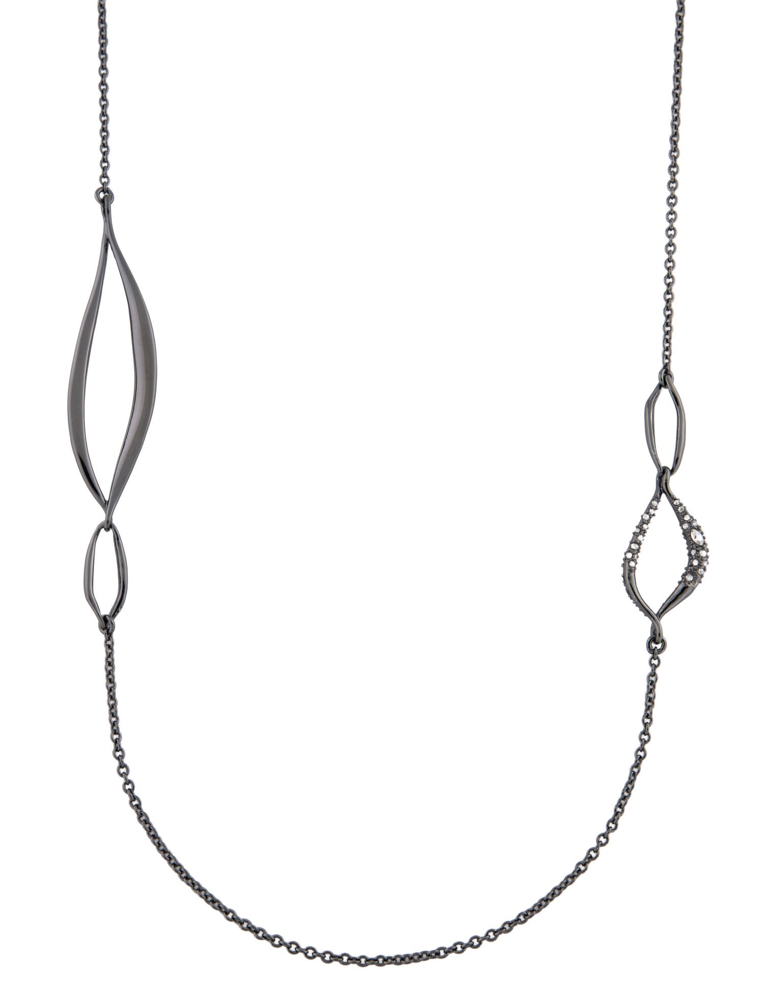 Alexis Bittar Crystal Station Necklace