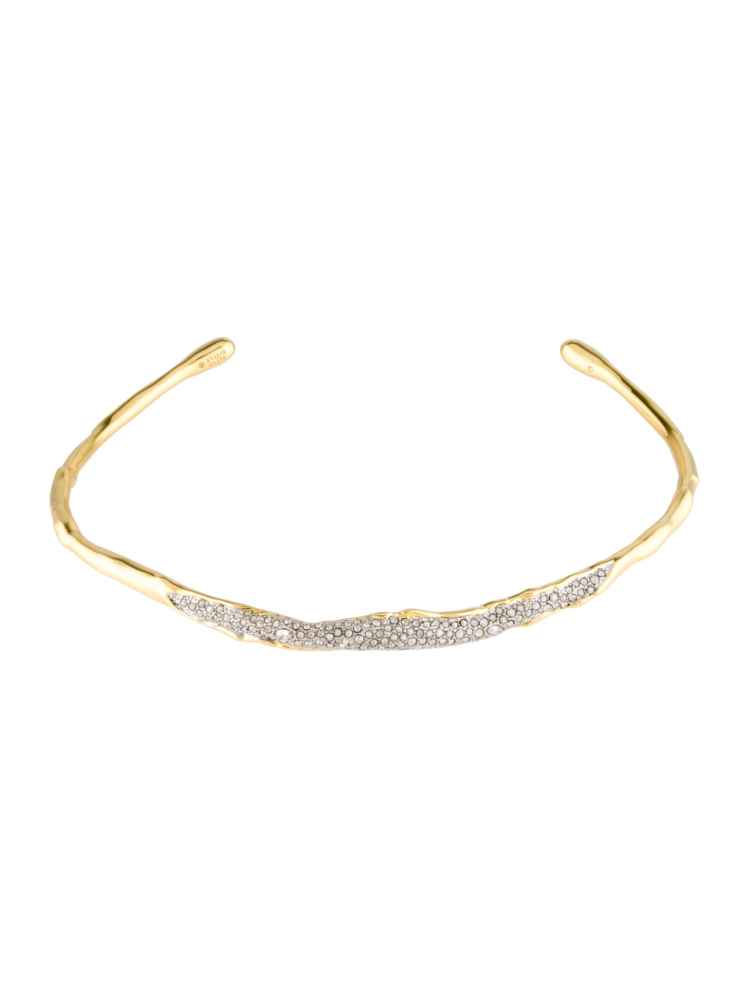 Alexis Bittar Solanales Crystal Skinny Collar Necklace