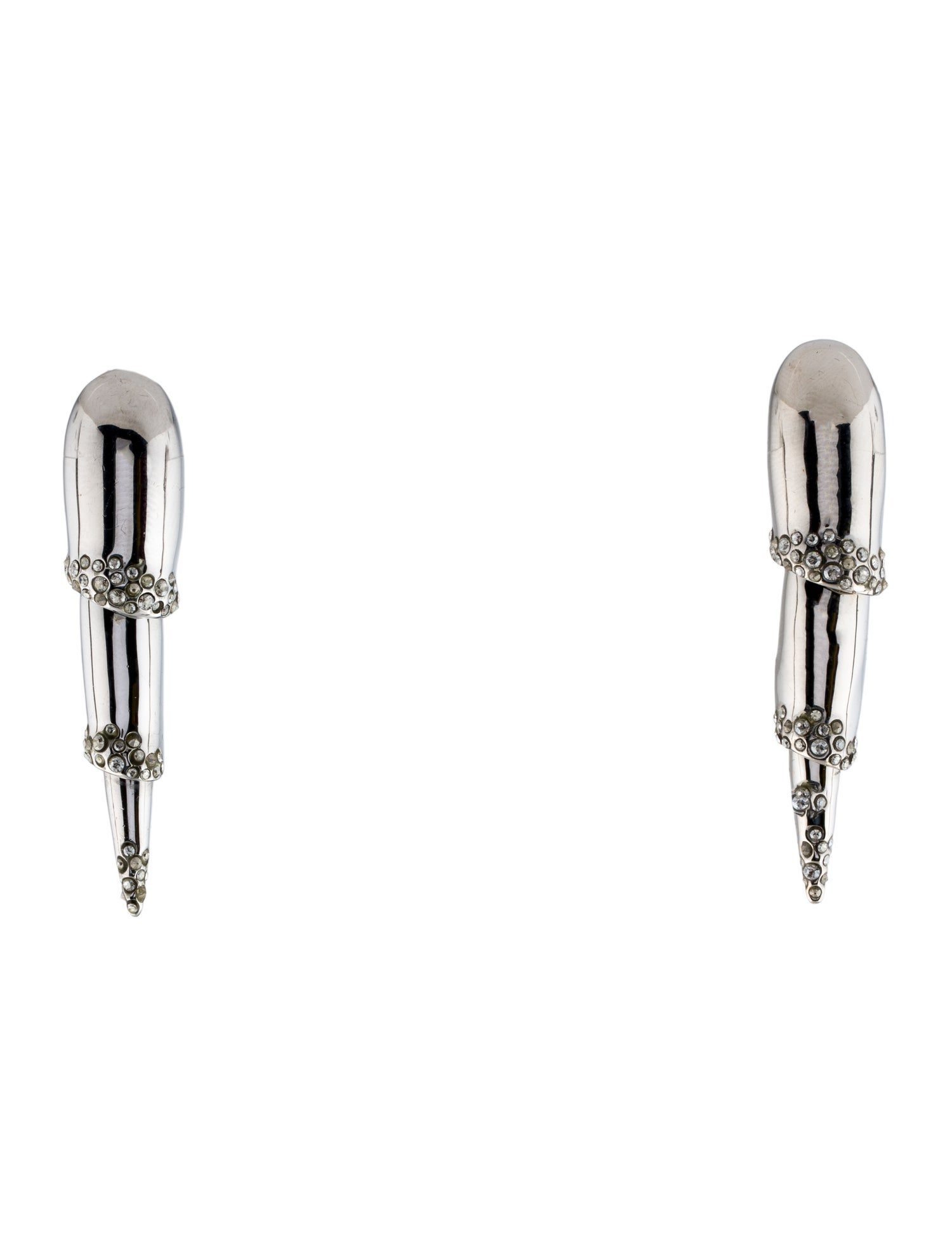 Alexis Bittar Crystal Encrusted Claw Drop Earrings