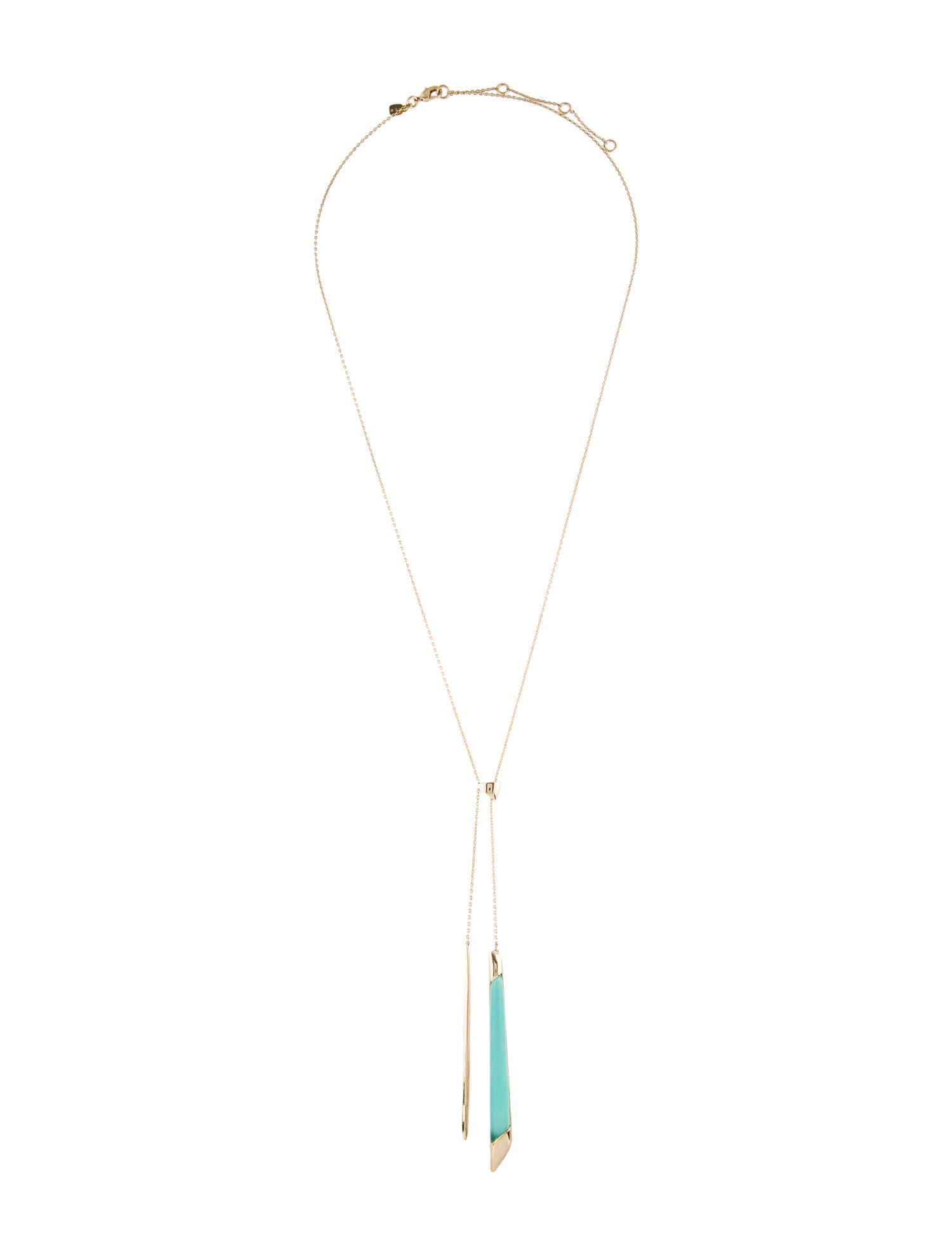 Alexis Bittar Lucite Reversible Lariat Necklace
