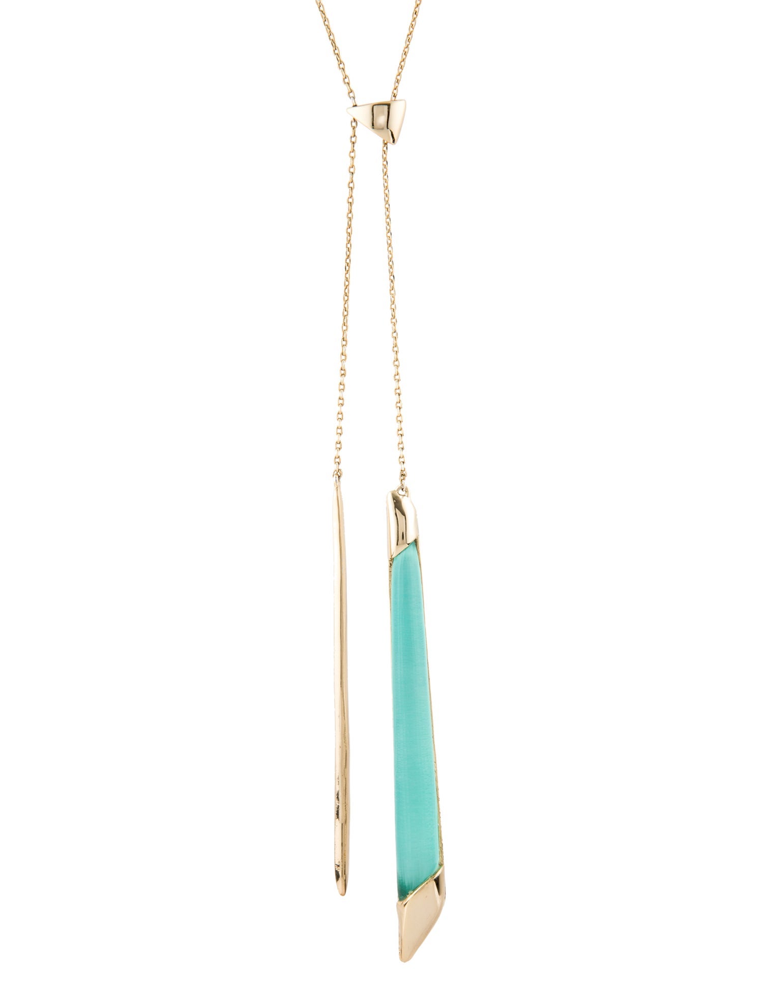 Alexis Bittar Lucite Reversible Lariat Necklace