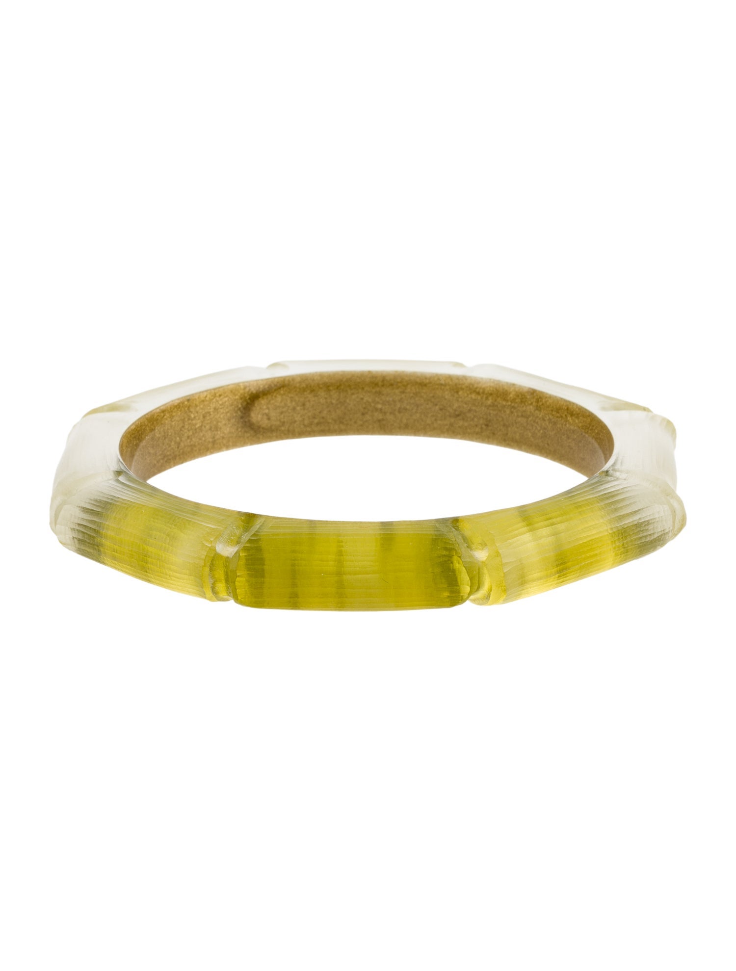 Alexis Bittar Lucite Bamboo Bangle