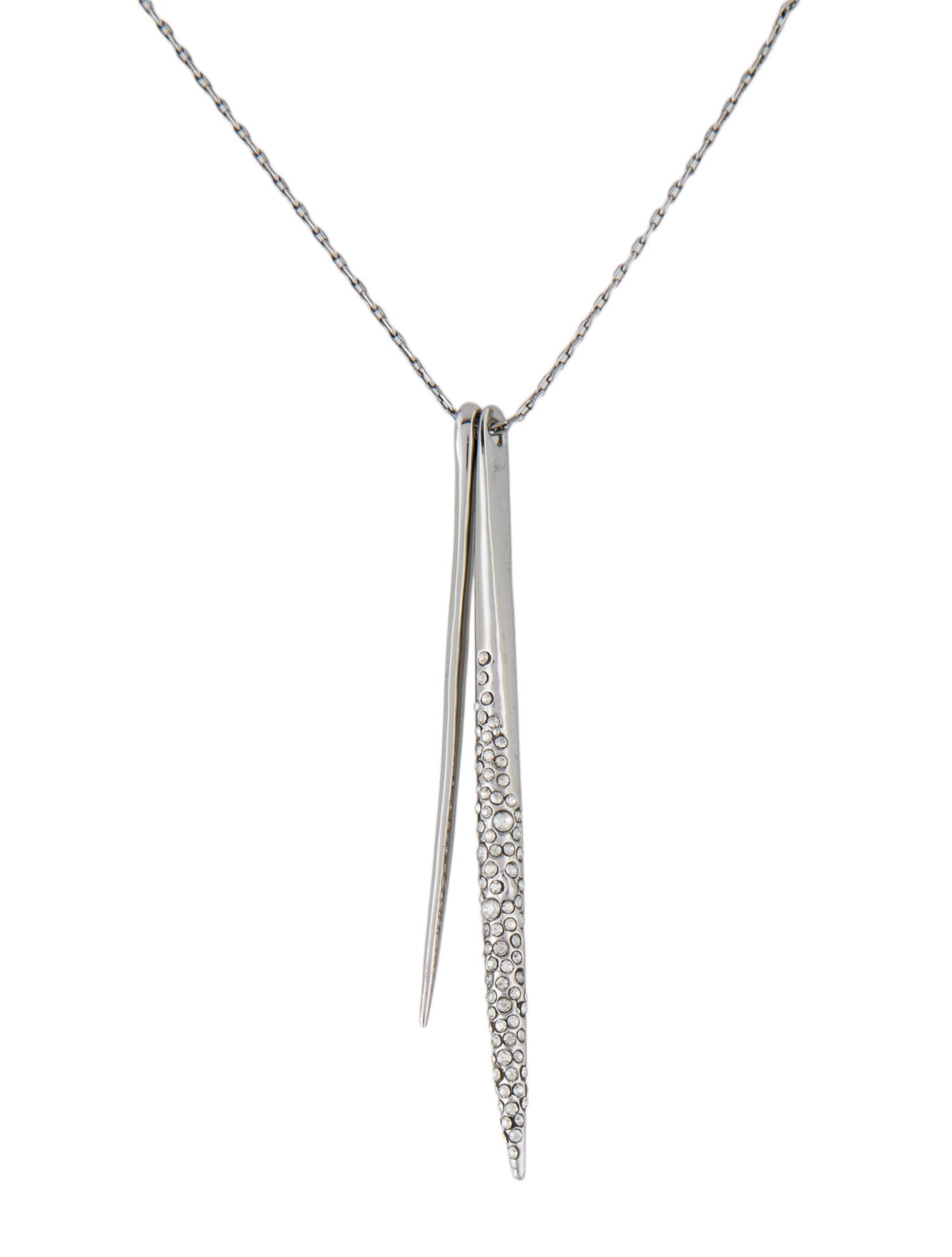 Alexis Bittar Miss Havisham Crystal Spear Pendant Necklace
