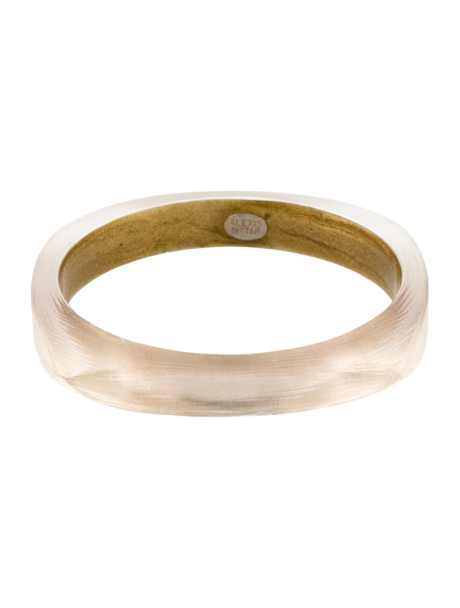 Alexis Bittar Lucite Soft Square Bangle Bracelet