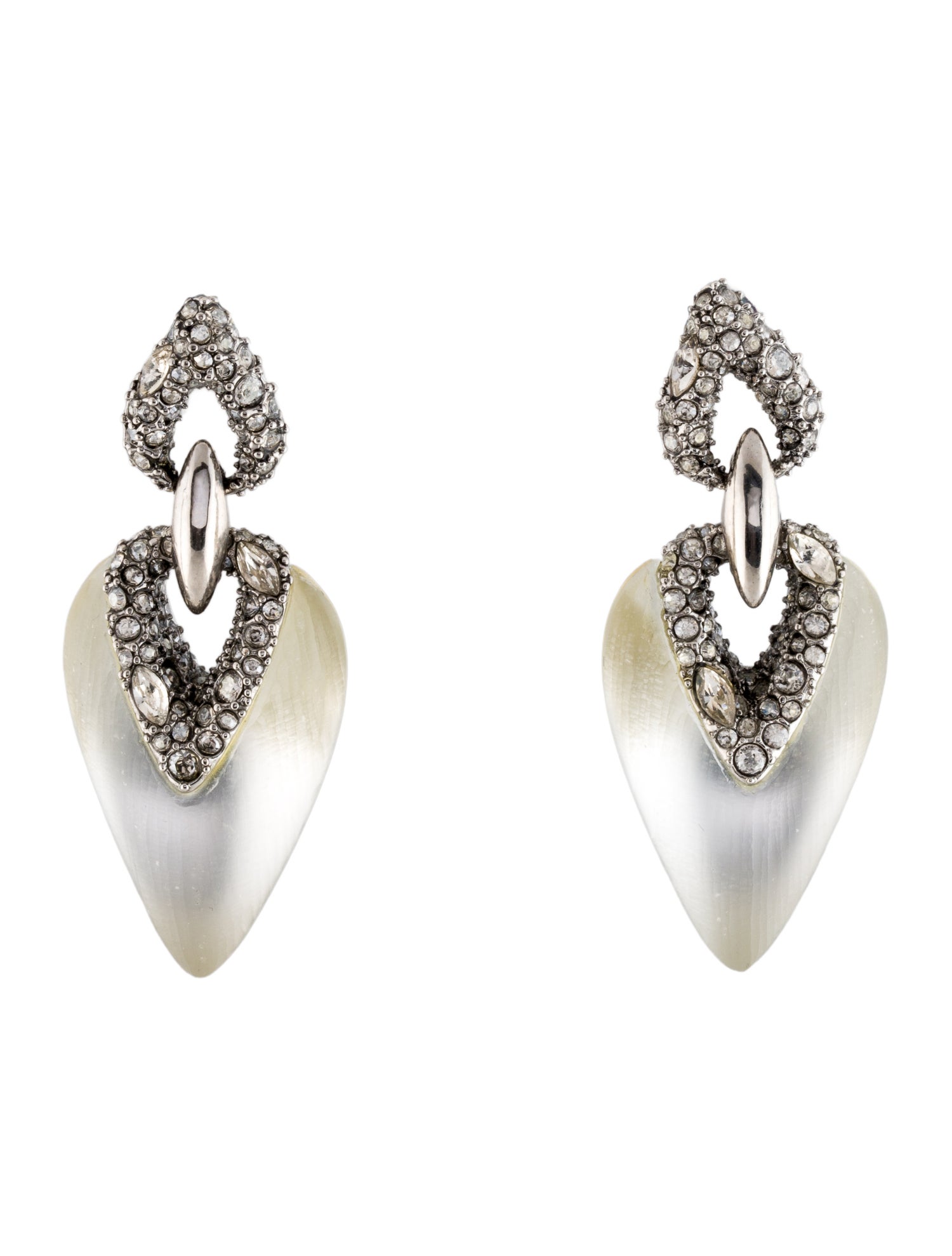 Alexis Bittar Lucite & Crystal 'Phoenix Deco' Drop Earrings
