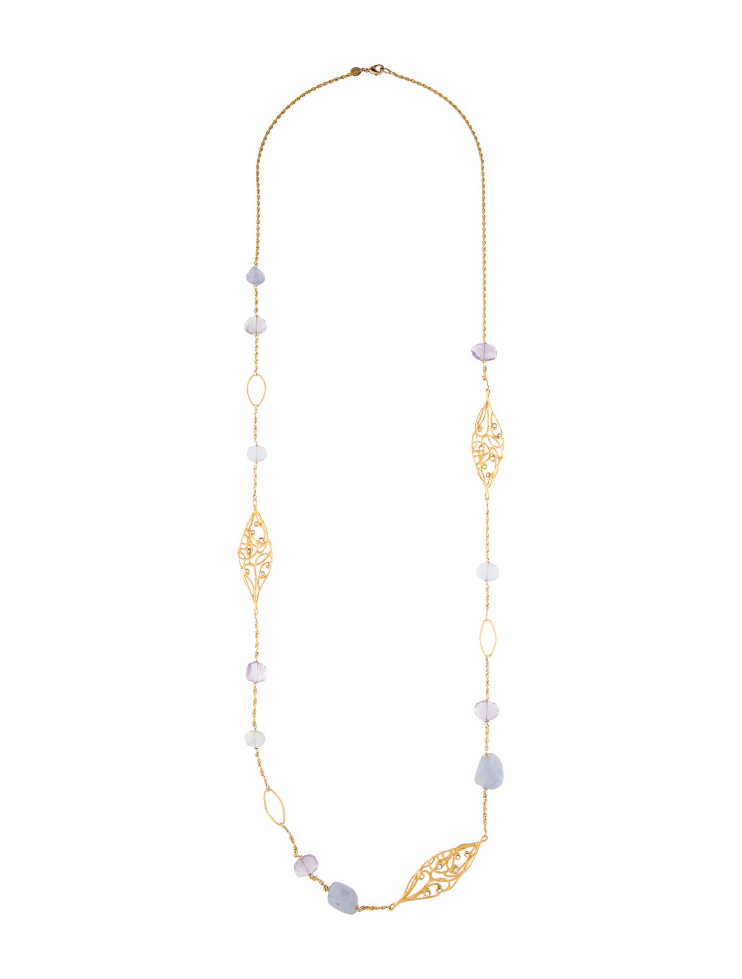 Alexis Bittar Crystal Station Necklace