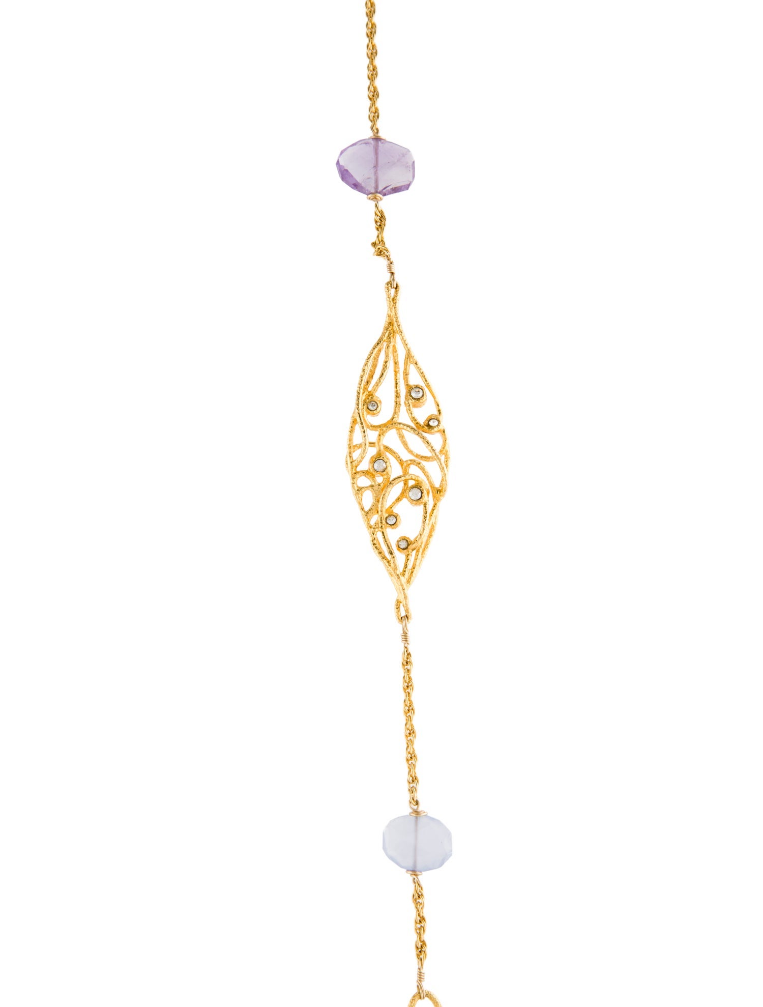 Alexis Bittar Crystal Station Necklace