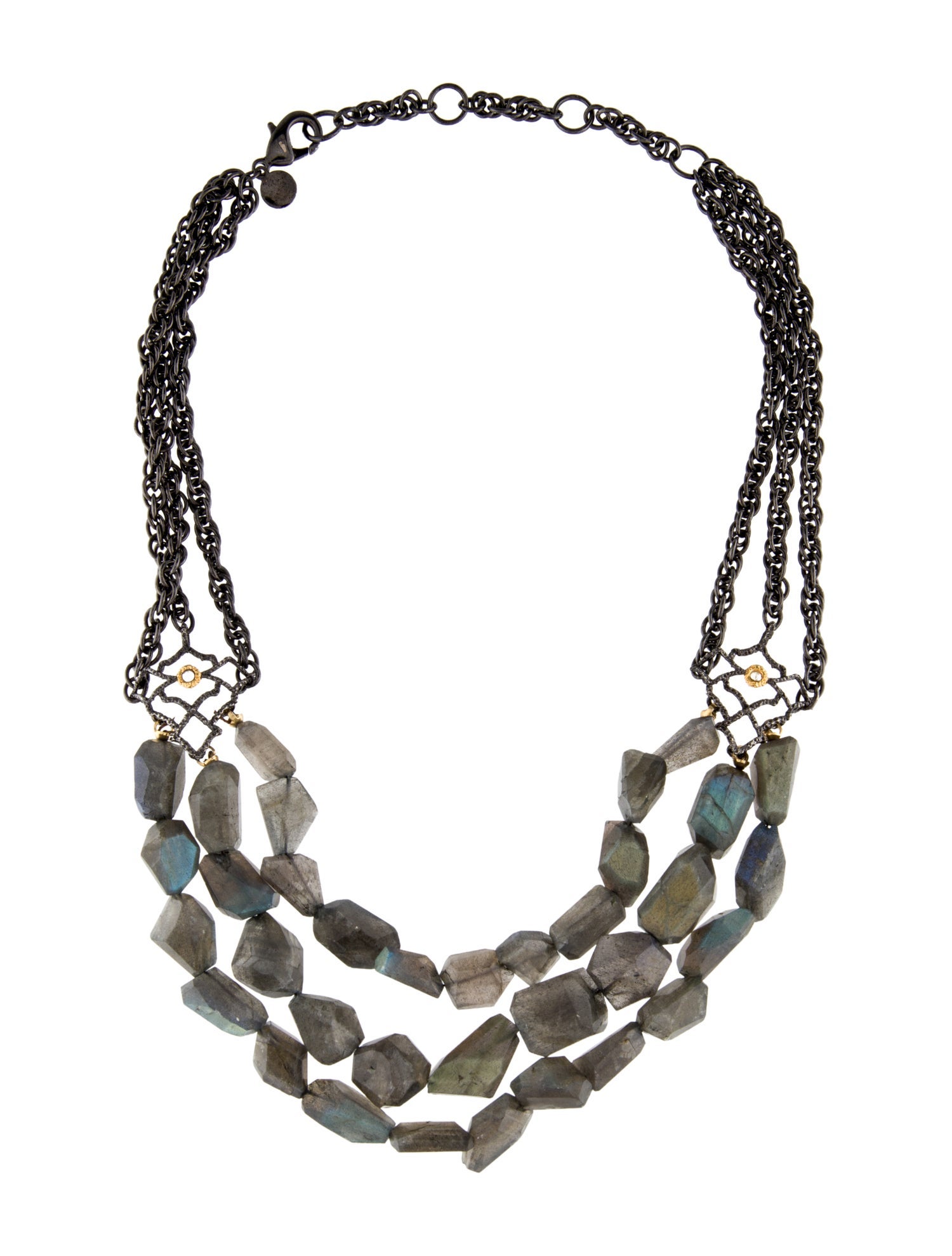 Alexis Bittar Crystal Beaded Collar Necklace