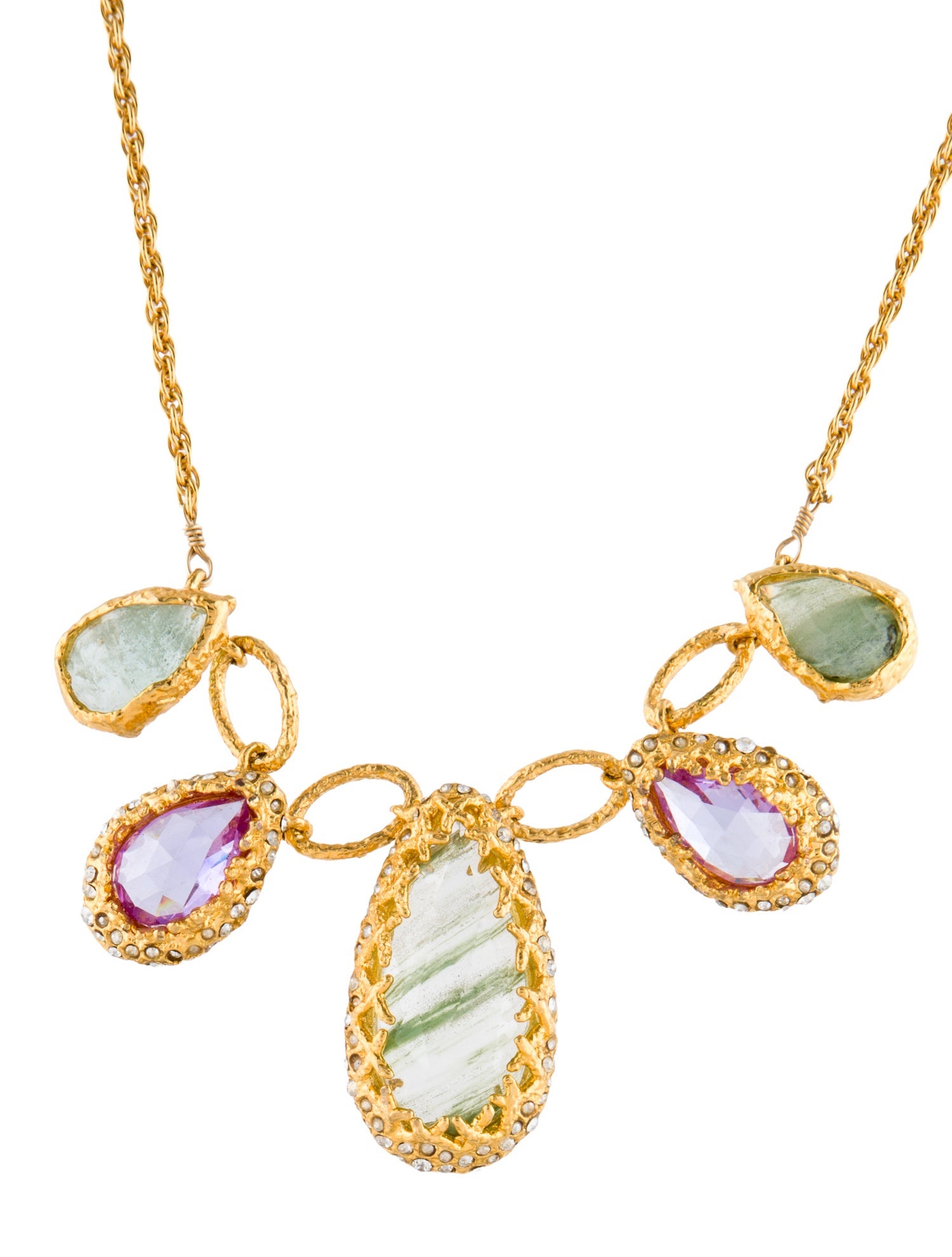 Alexis Bittar Crystal Collar Necklace