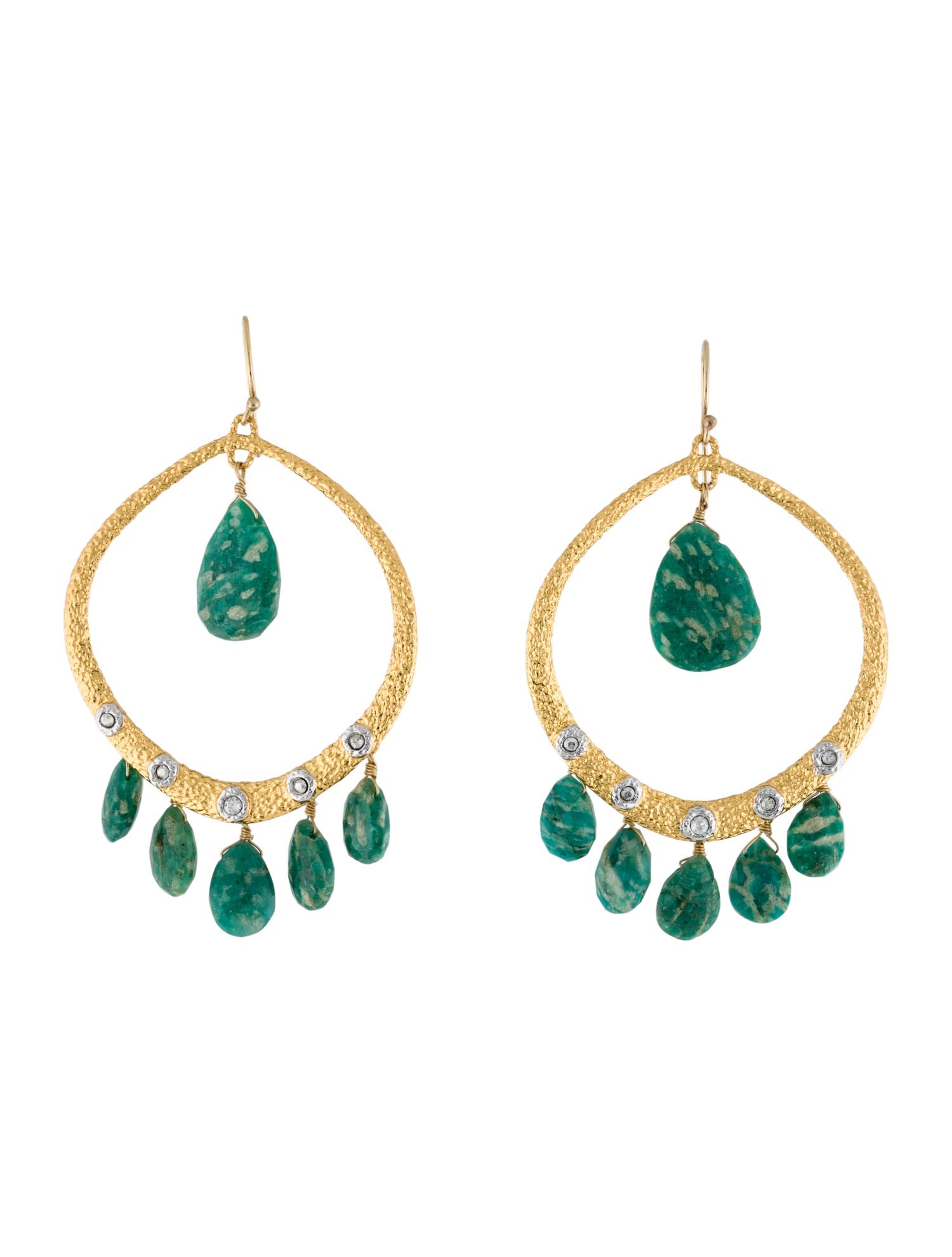 Alexis Bittar Crystal & Stone Chandelier Earrings