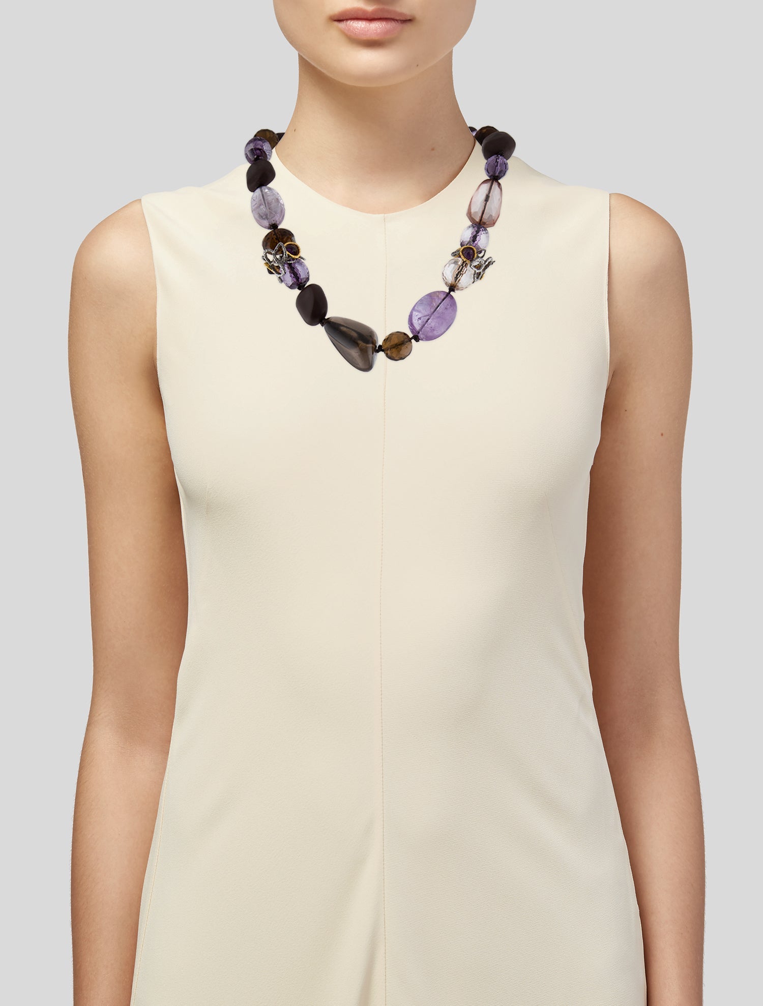 Alexis Bittar Multistone, Crystal & Resin Bead Necklace