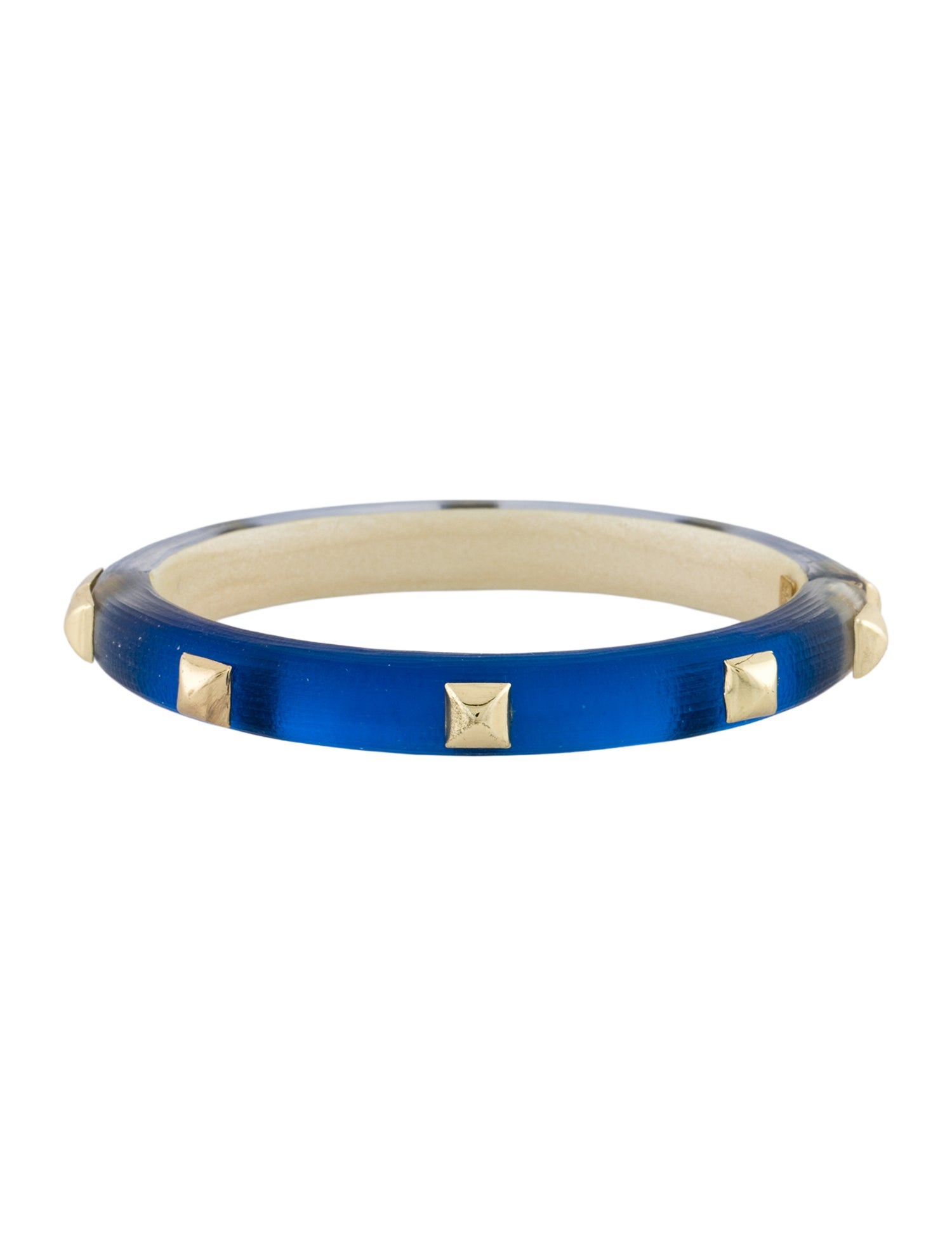 Alexis Bittar Studded Lucite Hinged Bangle