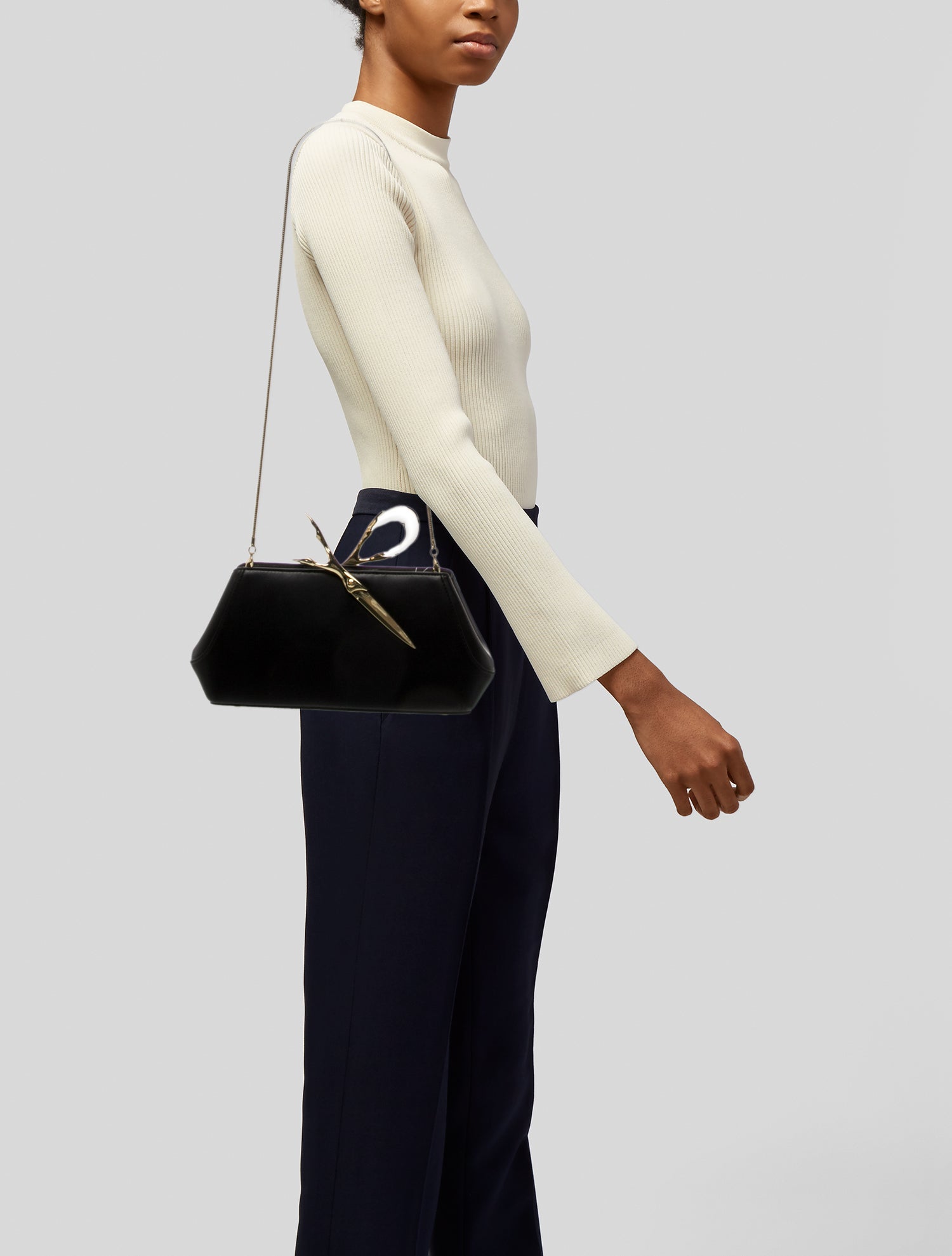 Alexis Bittar Leather Top Handle Bag w/ Tags