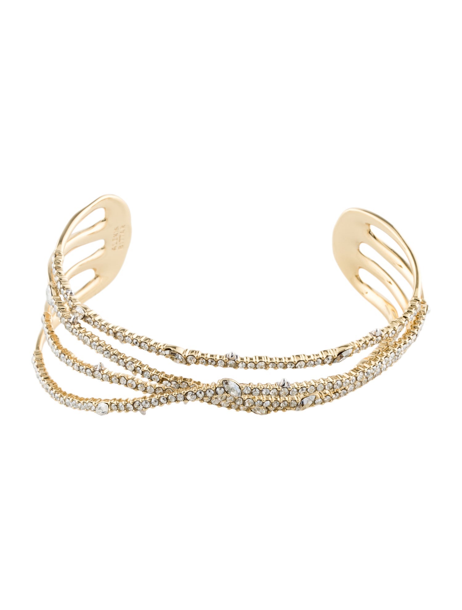 Alexis Bittar Pave Orbiting Cuff Bracelet