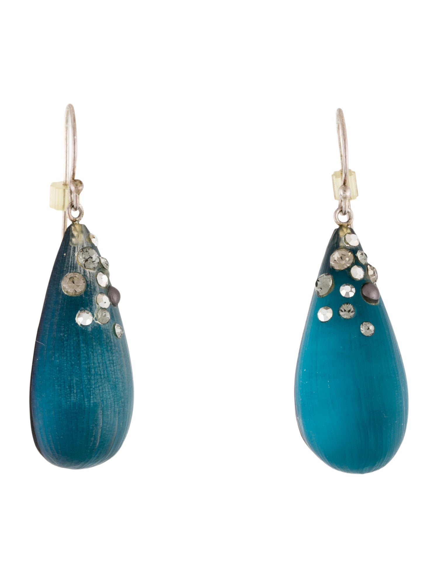 Alexis Bittar Lucite, Faux Pearl & Crystal Drop Earrings