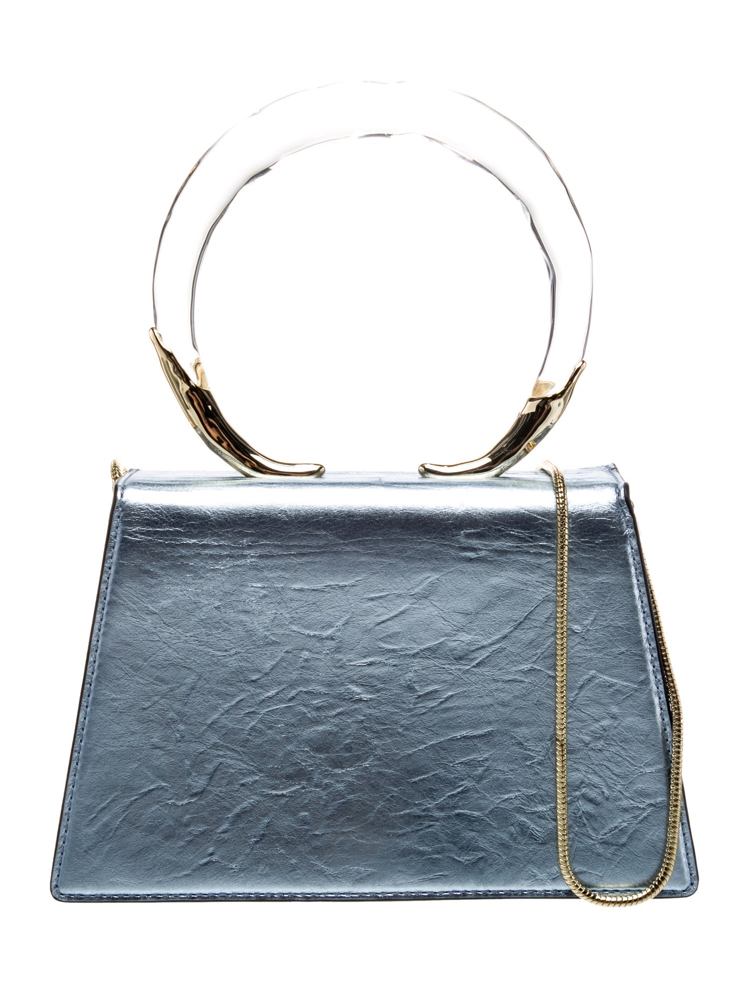 Alexis Bittar Leather Top Handle Bag