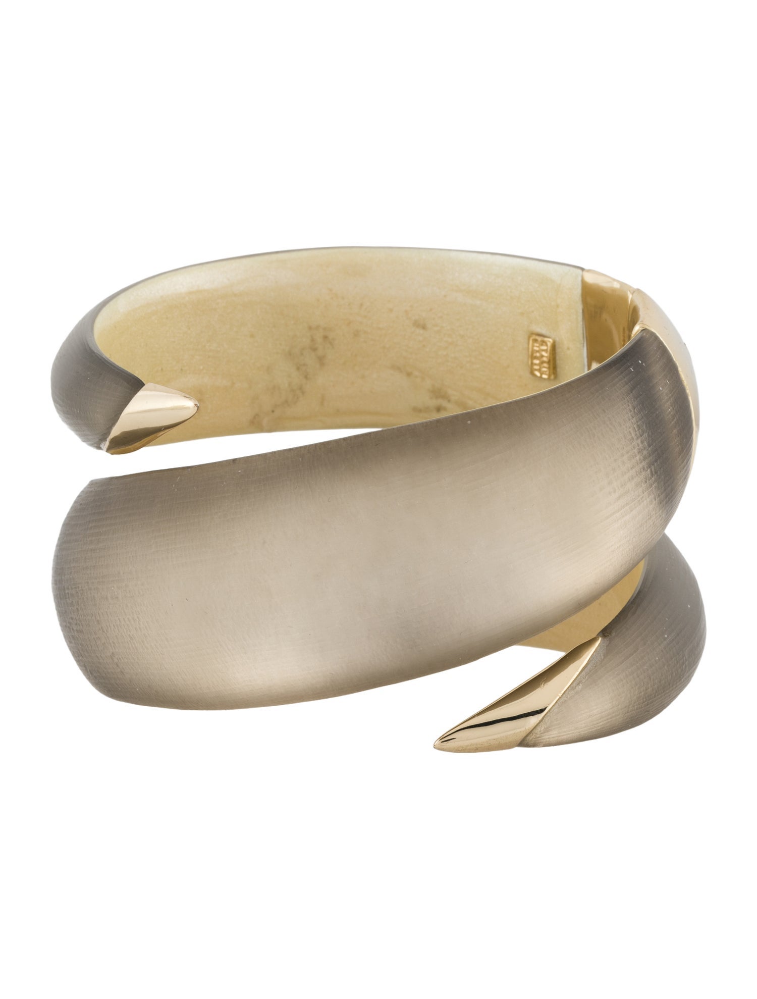 Alexis Bittar Lucite Hinged Bangle Bracelet