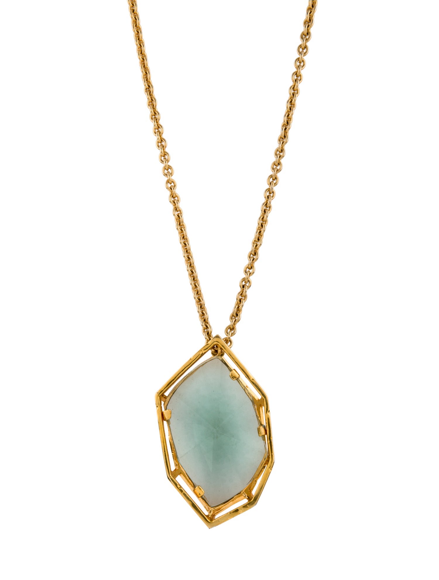 Alexis Bittar Geometric Pendant Necklace