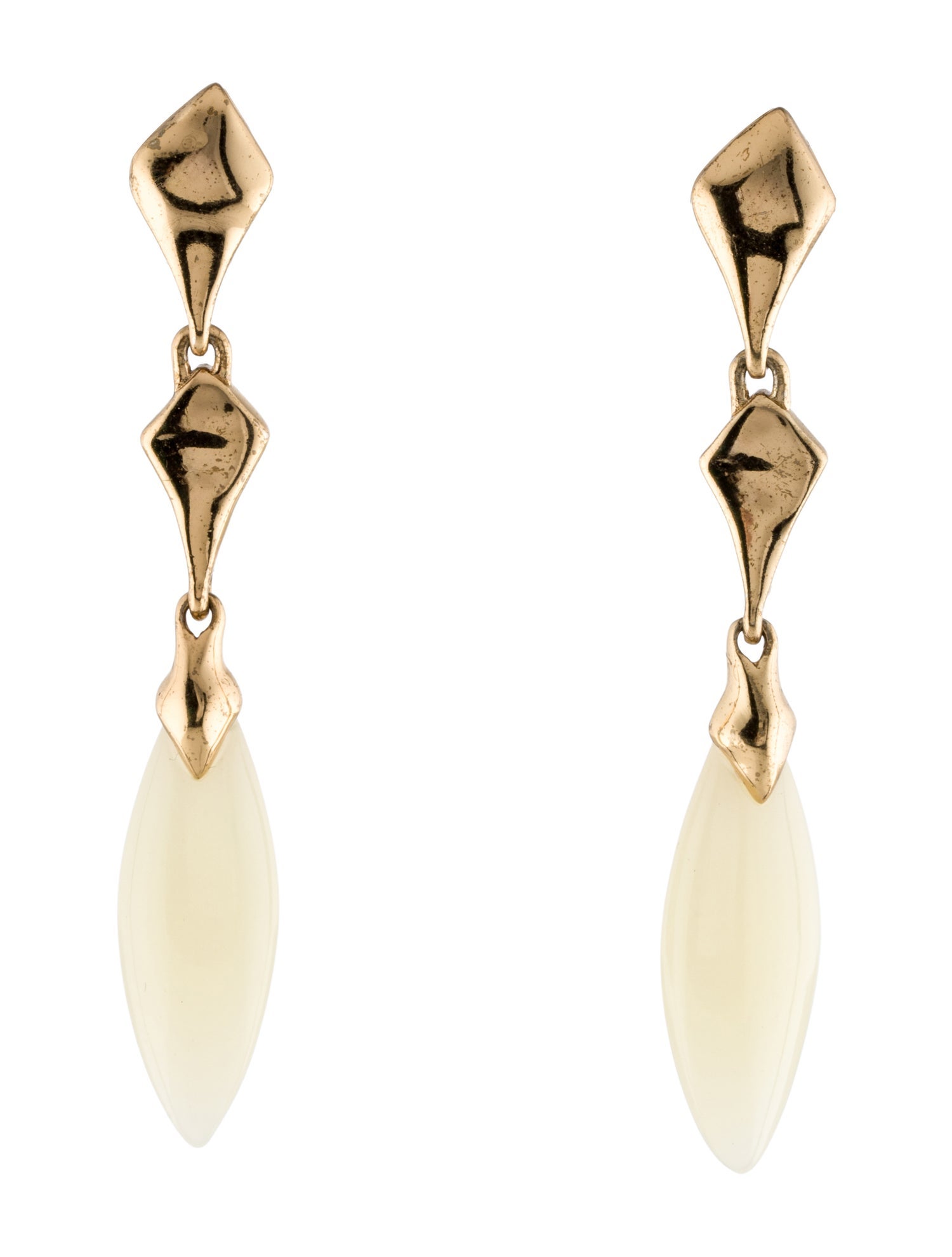 Alexis Bittar Crumpled Resin Drop Earrings