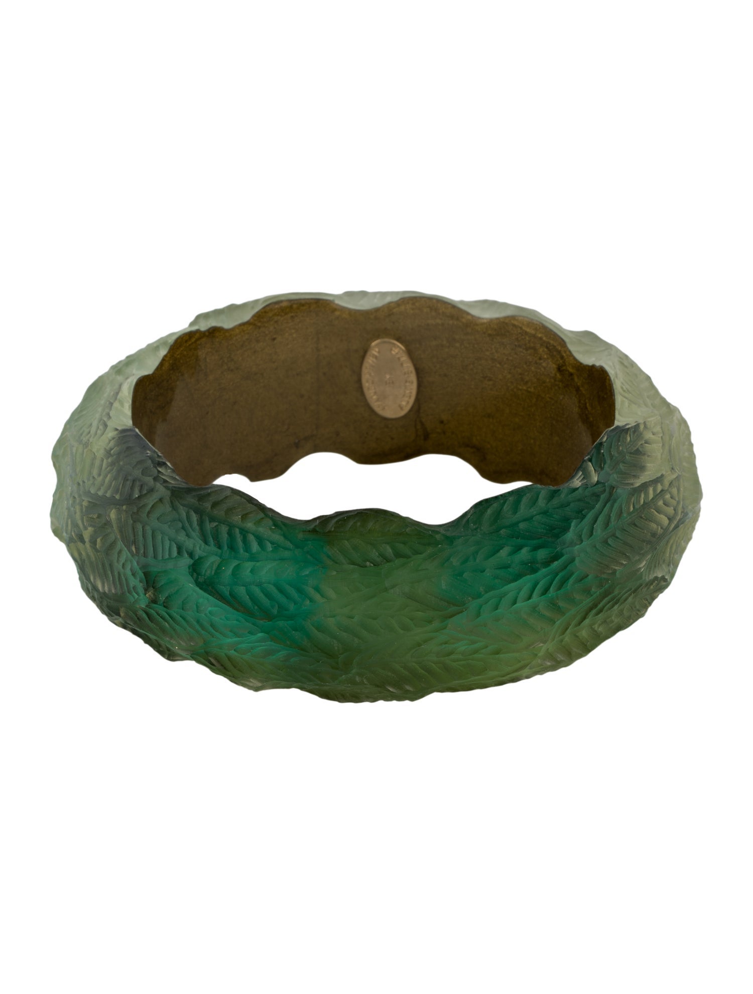 Alexis Bittar Carved Lucite Bangle Bracelet