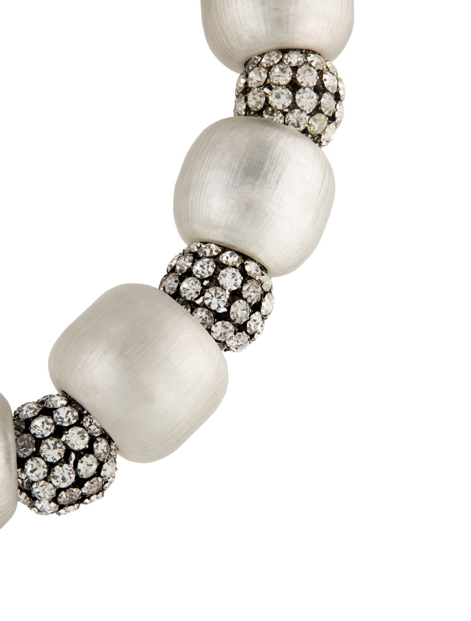 Alexis Bittar Crystal & Lucite Orb Collar Necklace