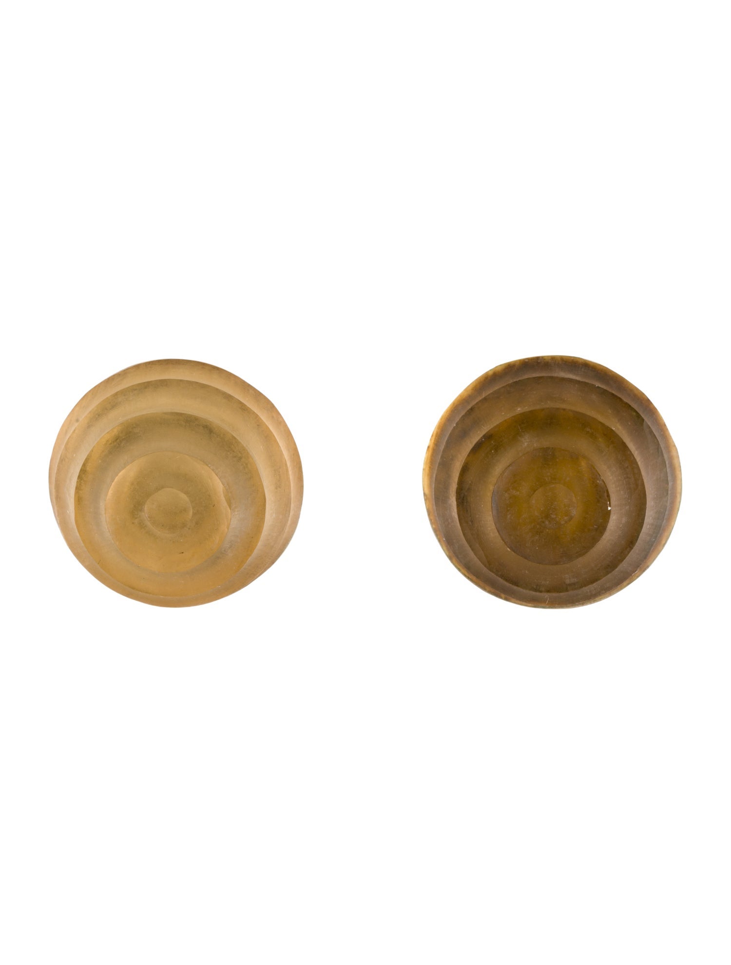 Alexis Bittar Lucite Swirled Dome Clip-On Earrings