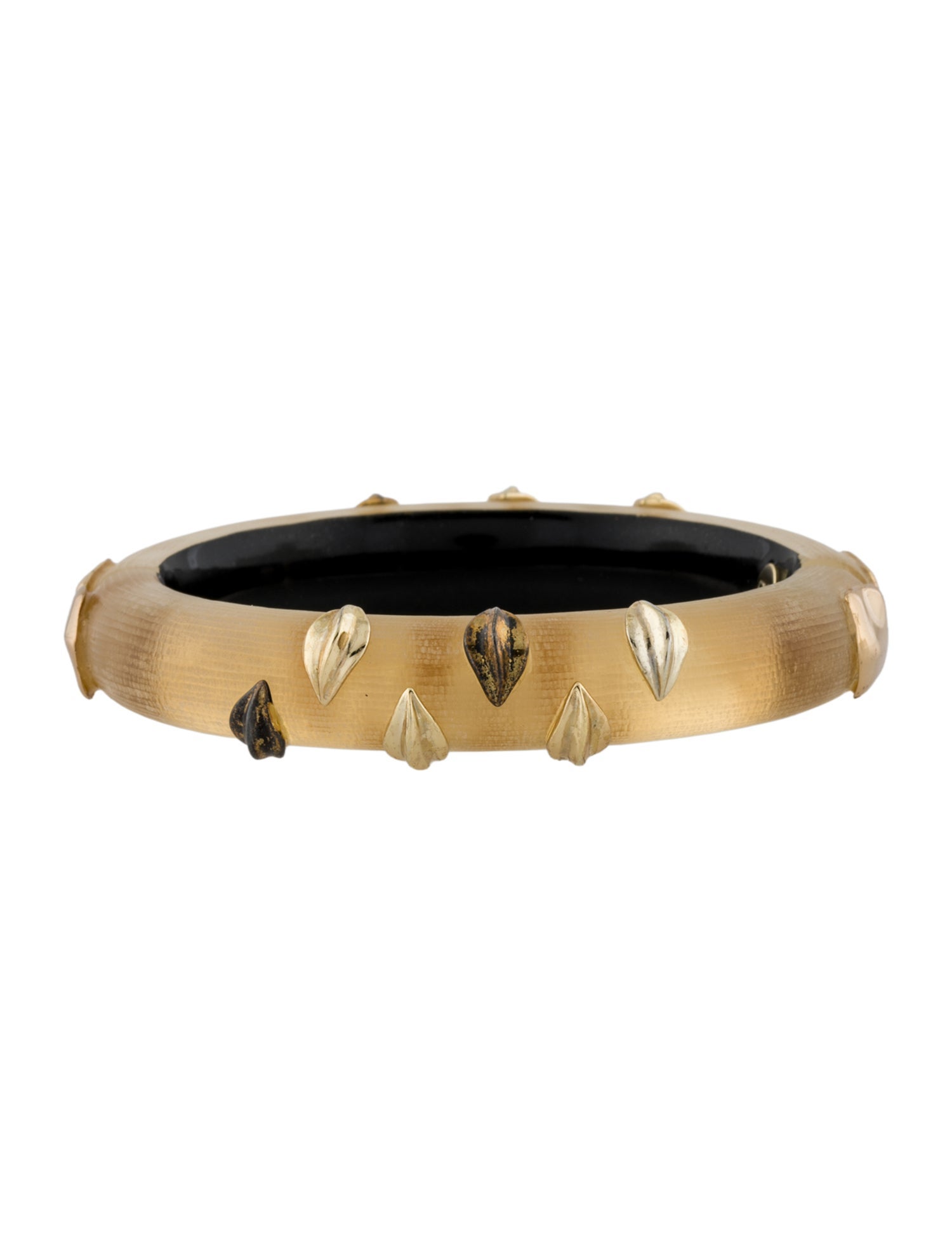 Alexis Bittar Lucite Hinged Bangle Bracelet