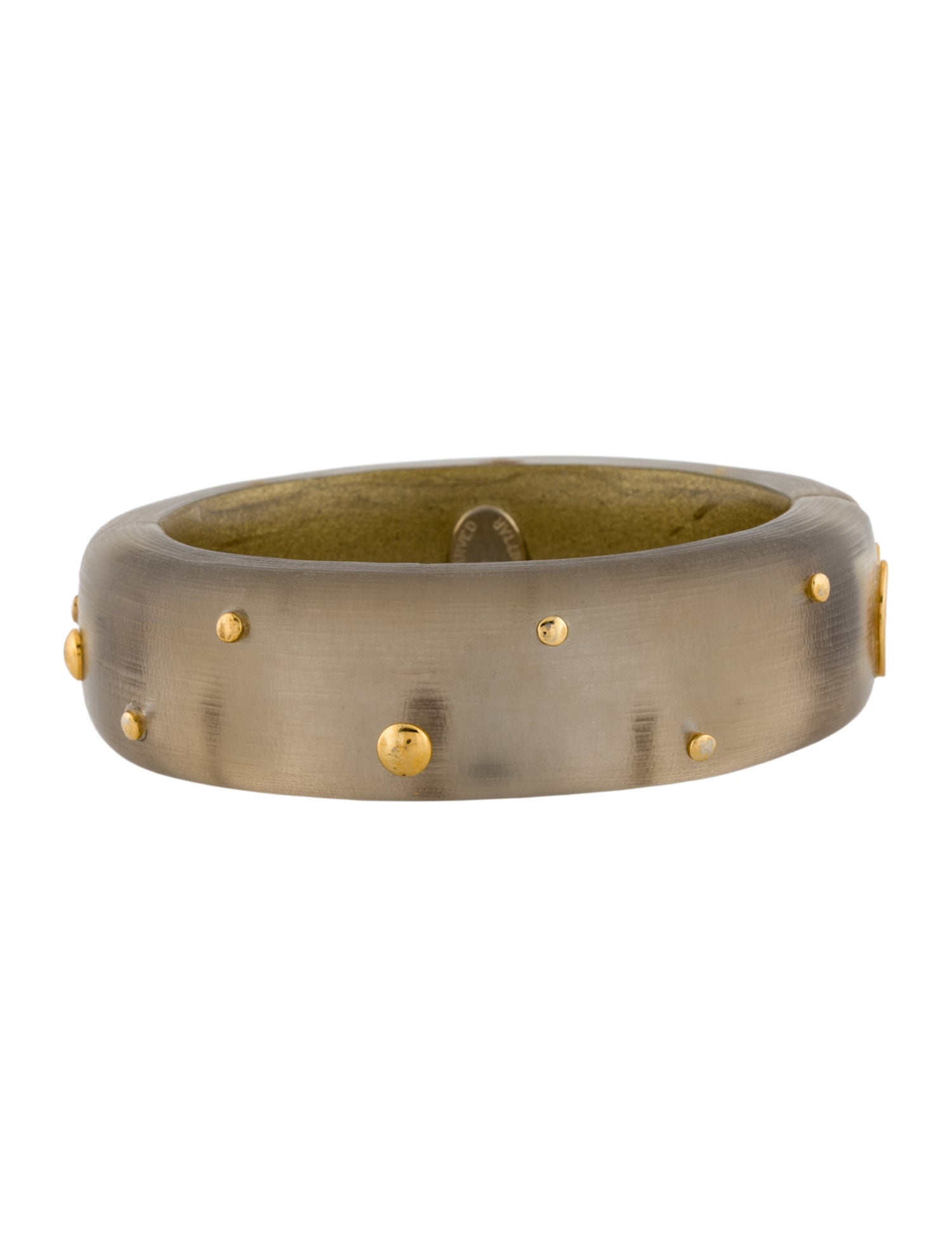 Alexis Bittar Lucite Hinged Bangle Bracelet