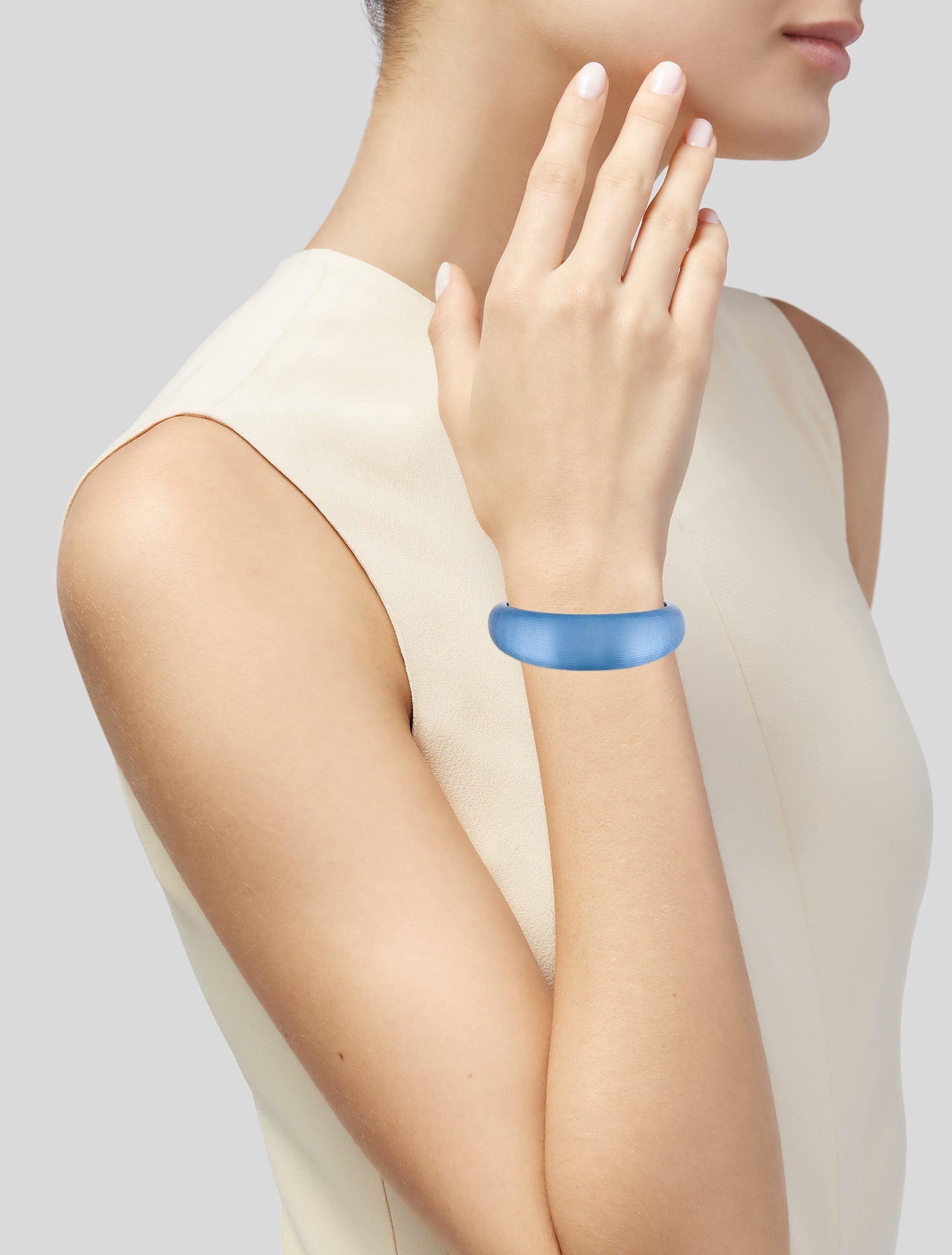 Alexis Bittar Lucite Medium Tapered Bangle Bracelet