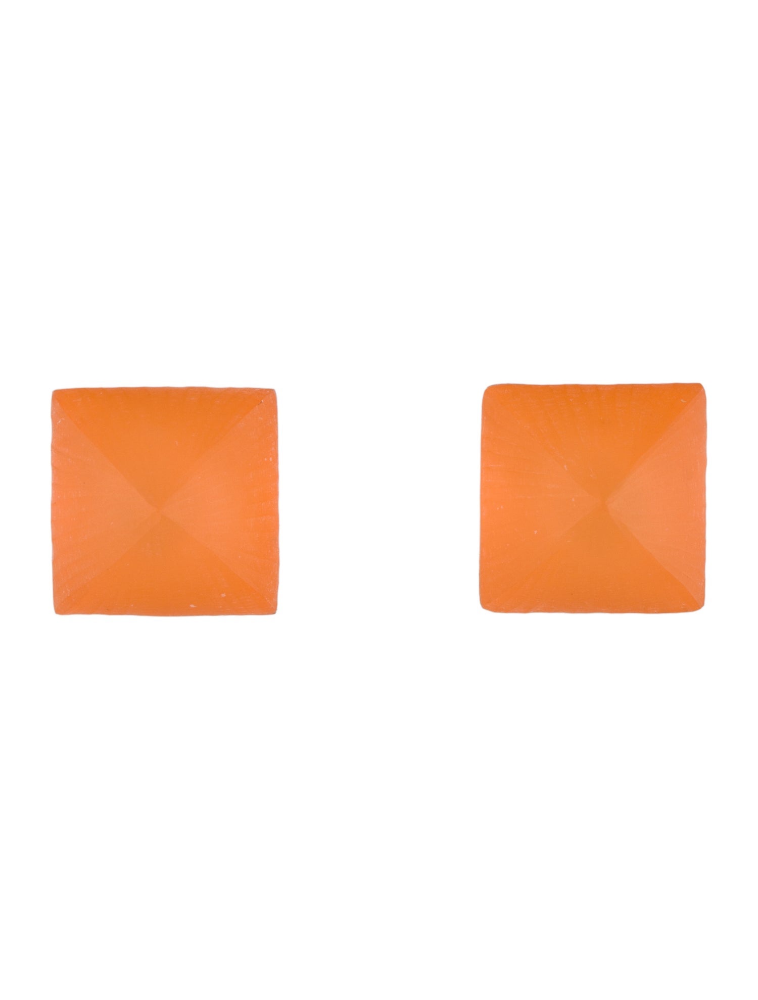 Alexis Bittar Lucite Pyramid Stud Earrings