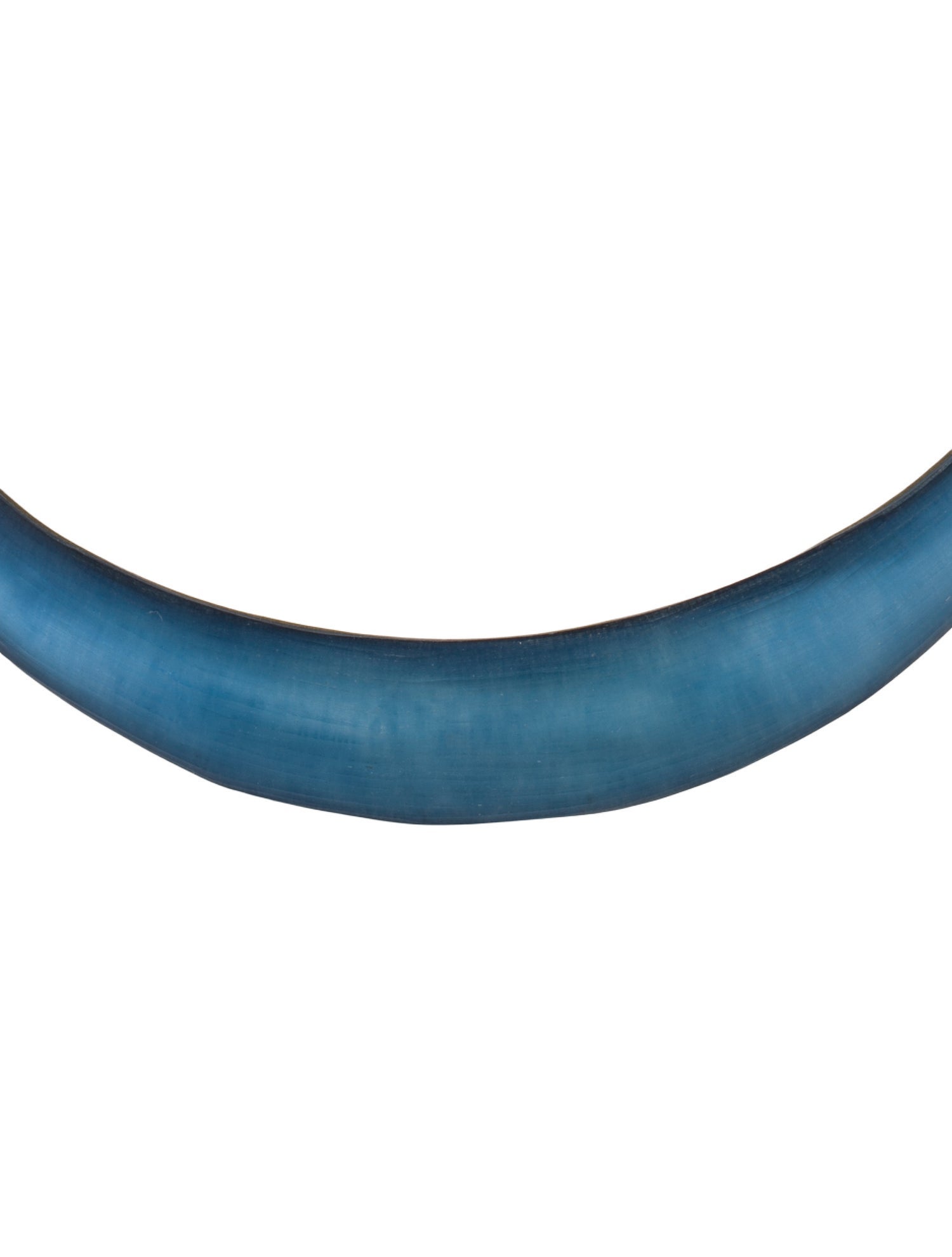 Alexis Bittar Lucite Large Crescent Pendant Necklace