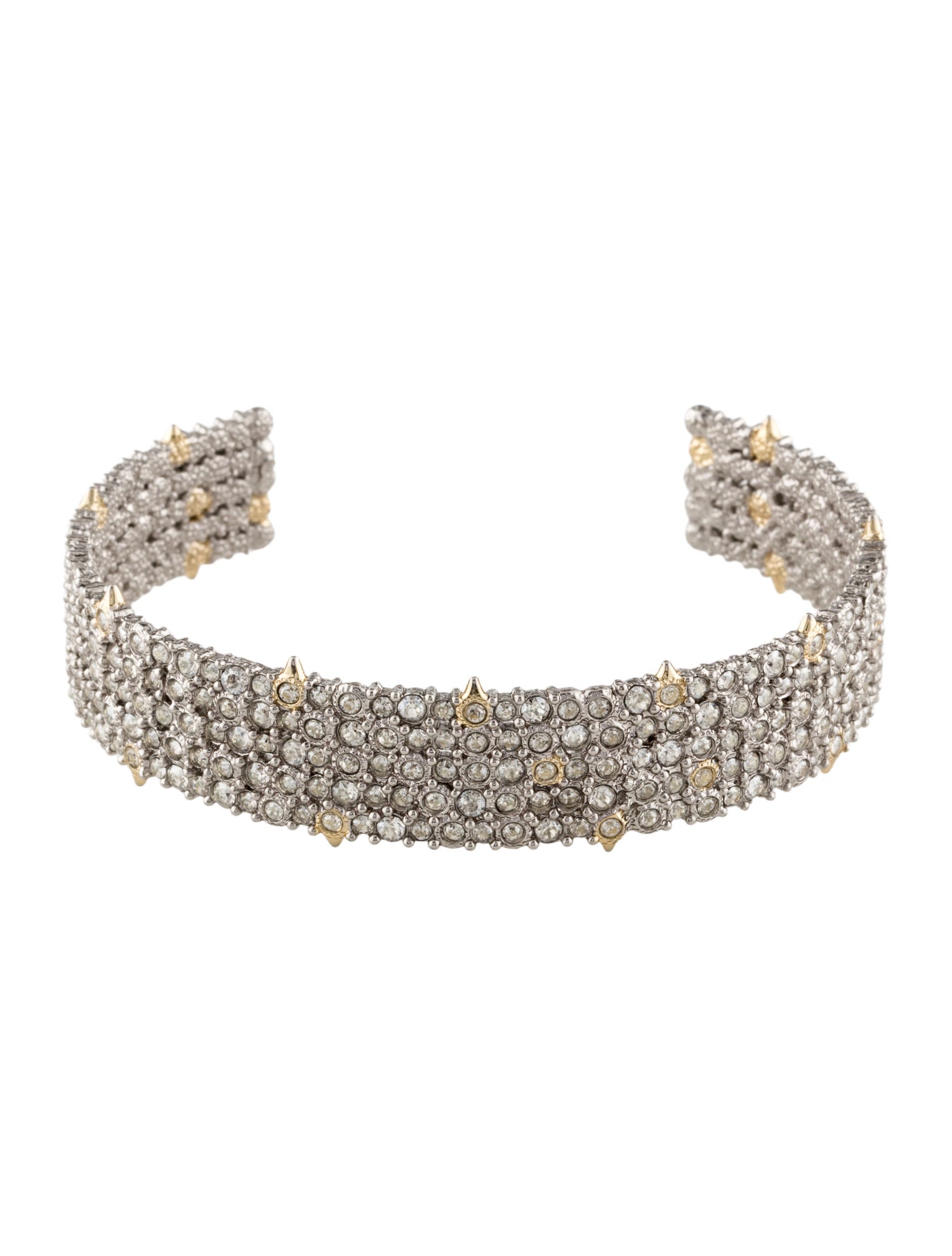 Alexis Bittar Crystal Lace Cuff