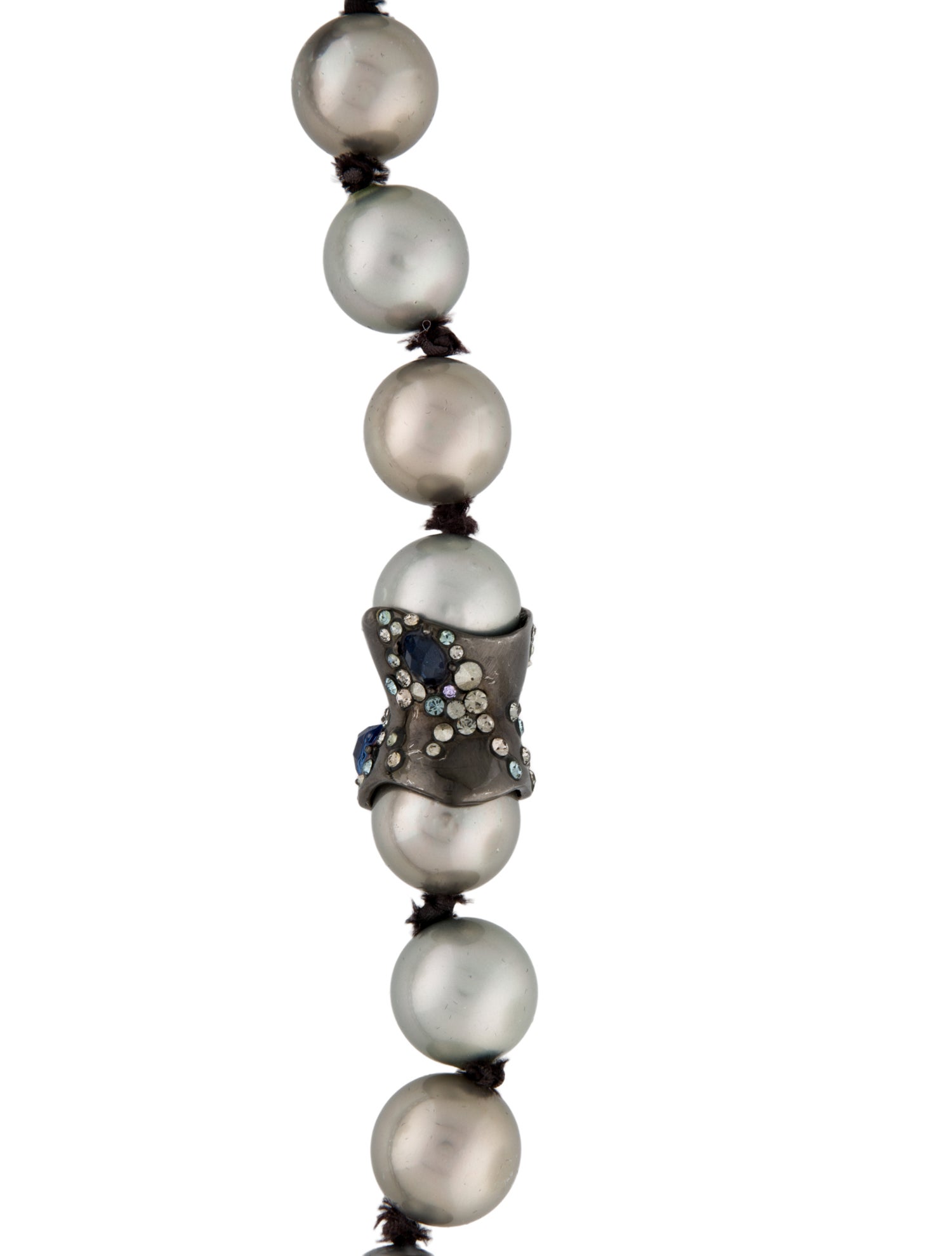 Alexis Bittar Faux Pearl, Crystal & Lucite Strand Necklace