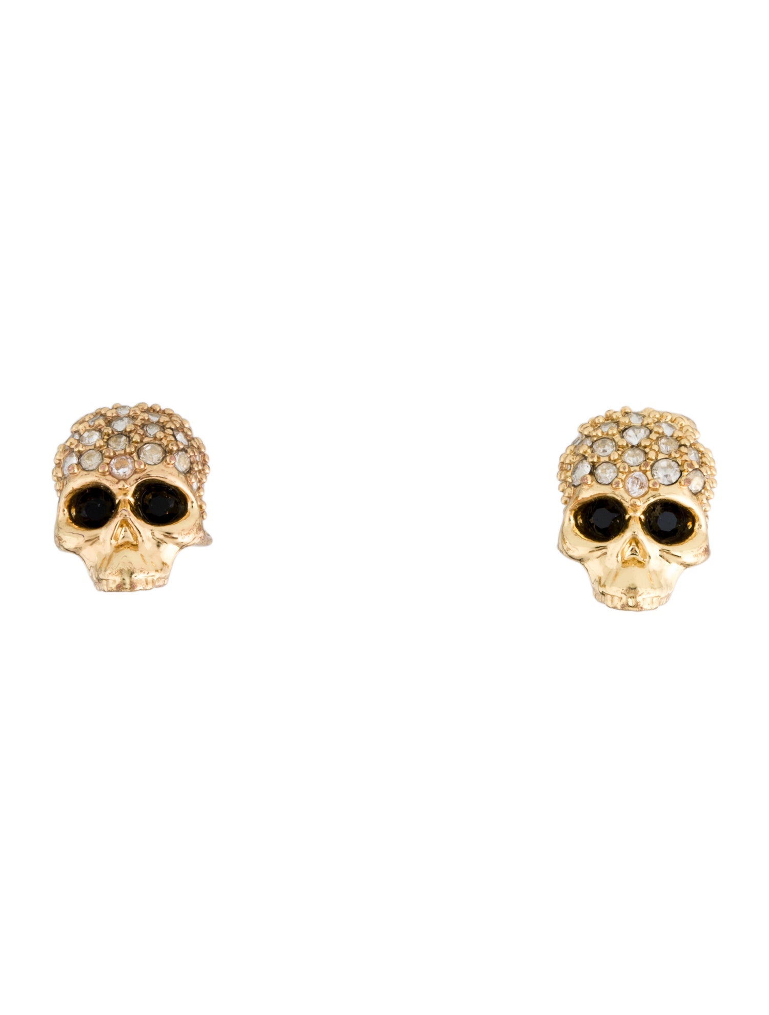 Alexis Bittar Vanitas Skull Stud Earrings