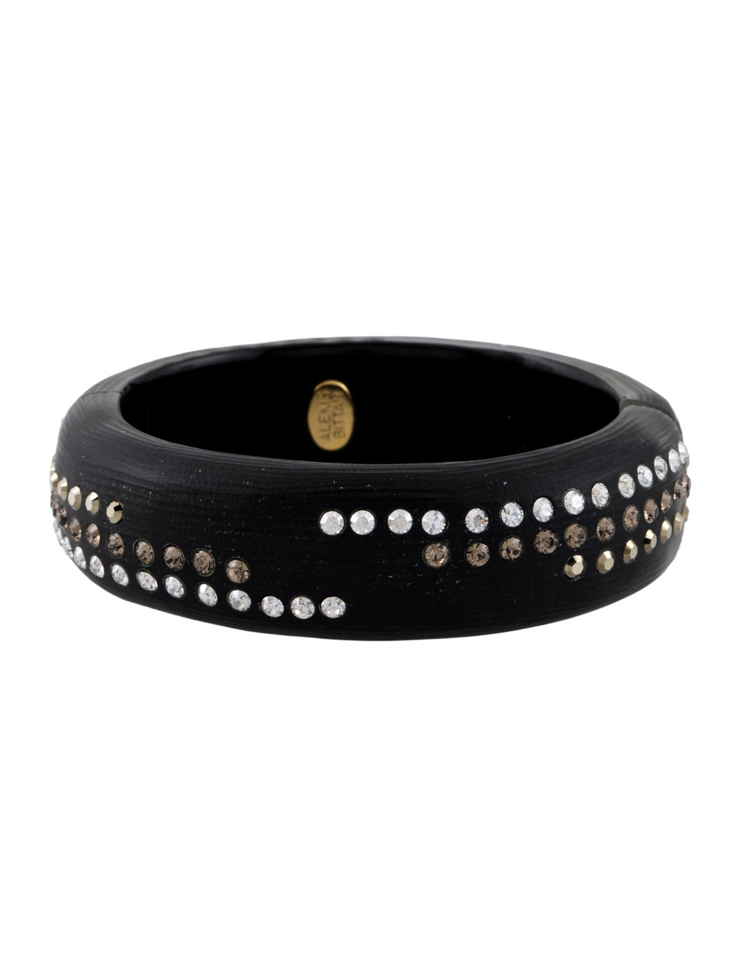 Alexis Bittar Lucite & Crystal Bangle Bracelet