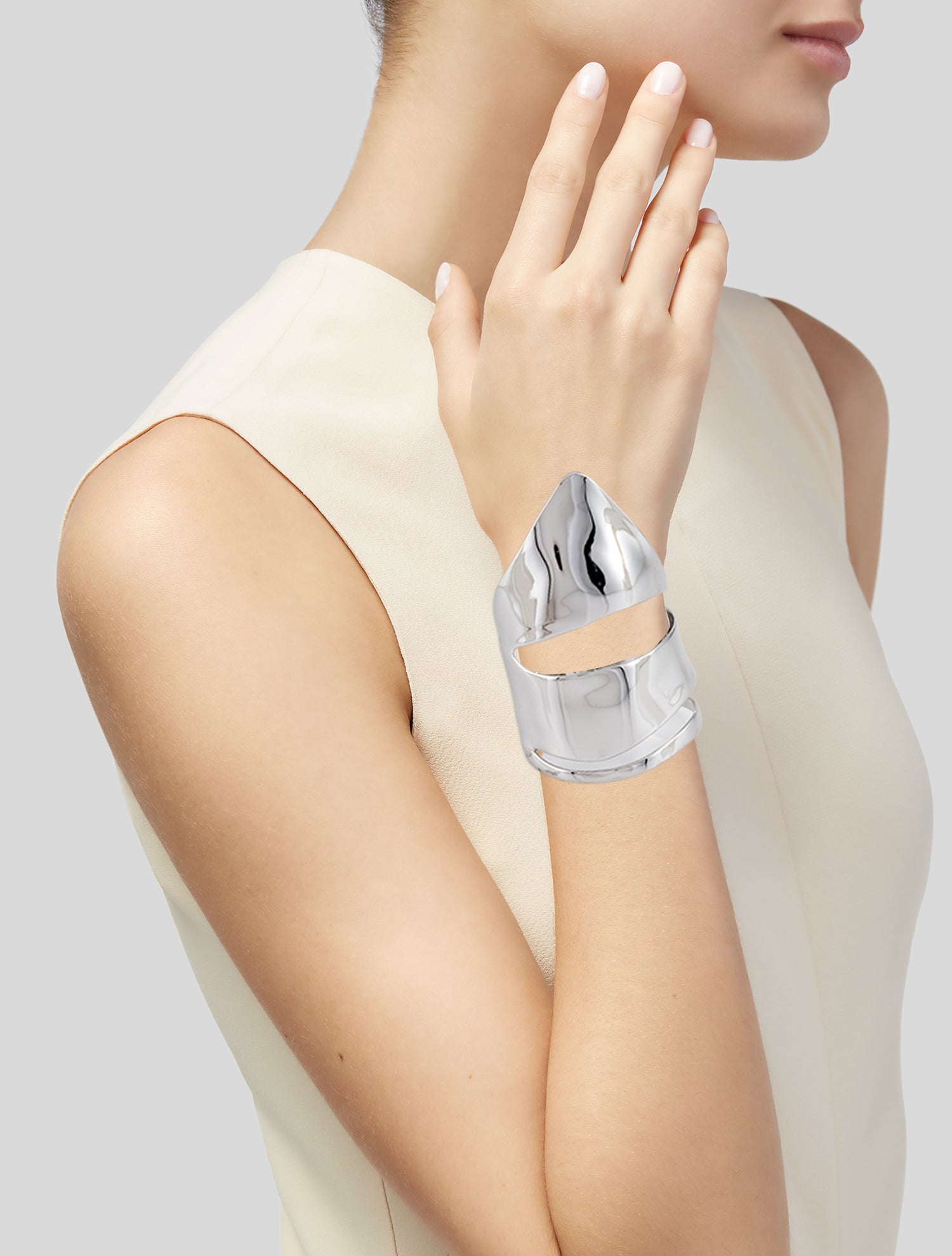 Alexis Bittar Molten Armor Cuff Bracelet