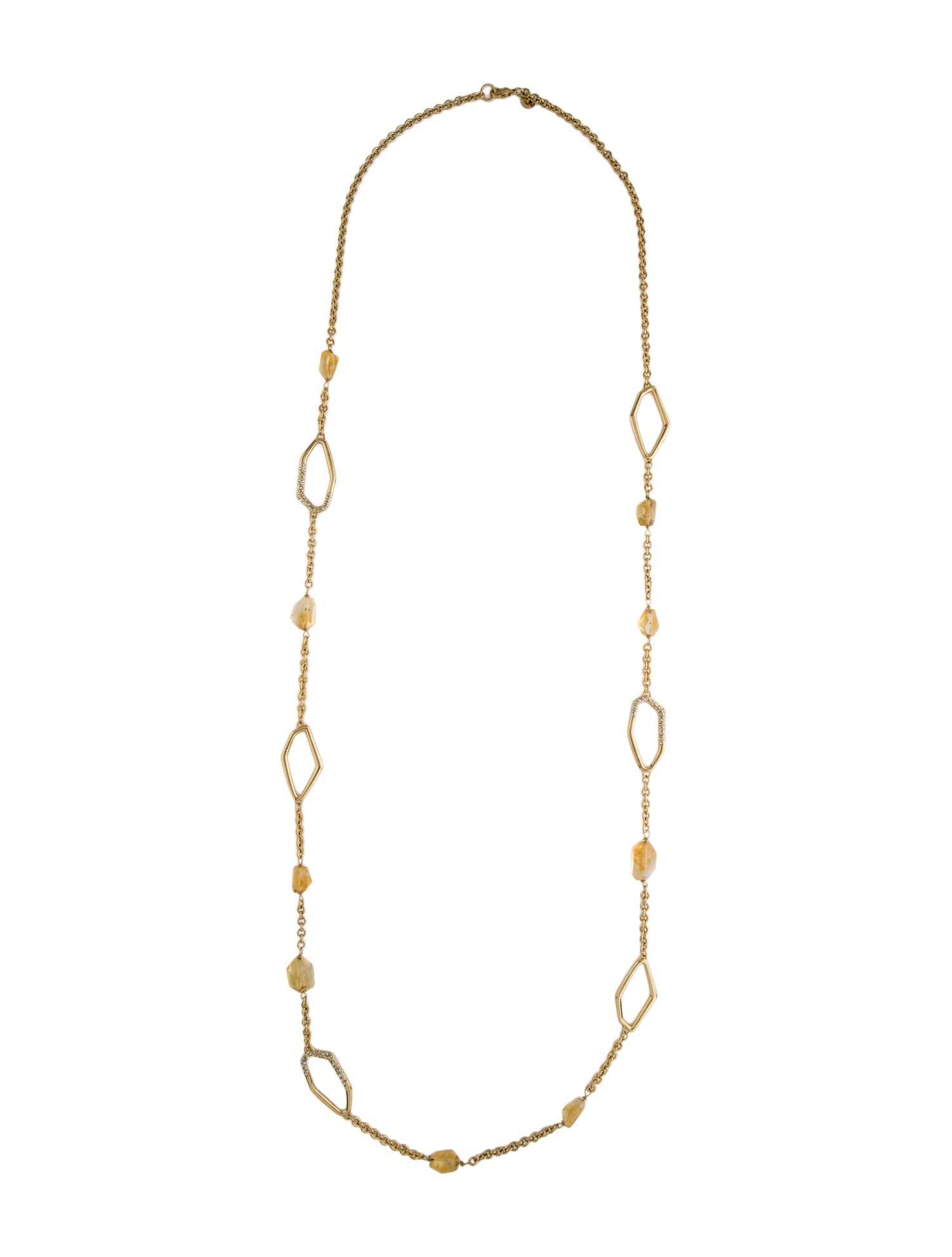 Alexis Bittar Stone & Crystal Encrusted Station Necklace