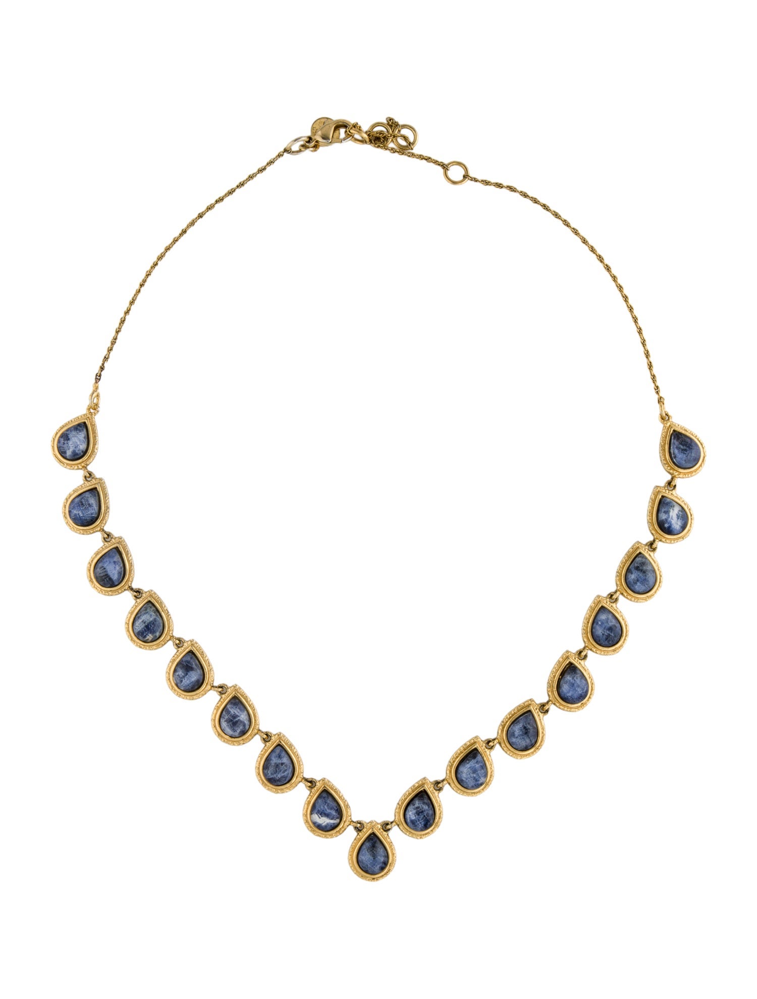 Alexis Bittar Crystal & Stone Collar Necklace