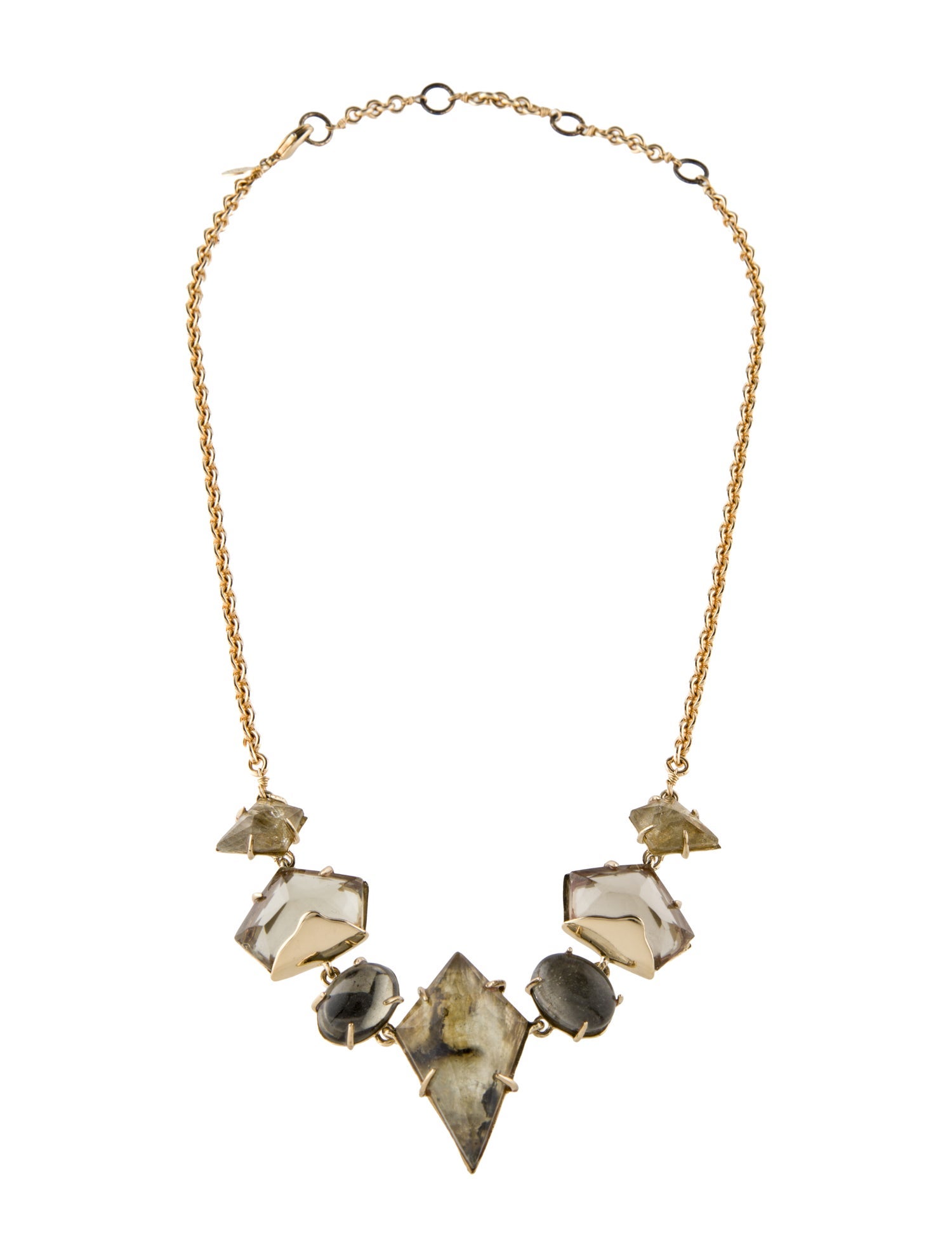 Alexis Bittar Geometric Embellished Collar Necklace